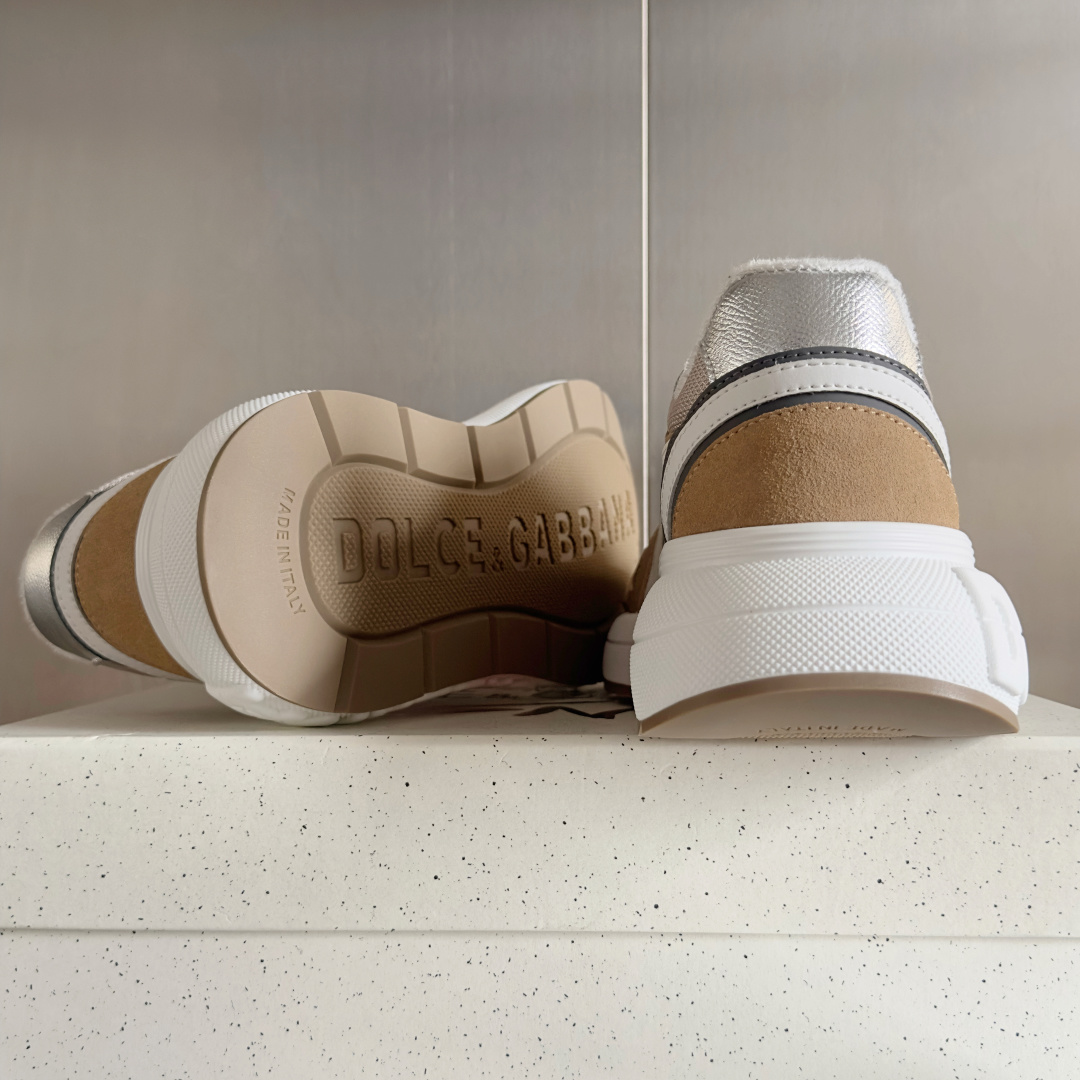 Dolce Gabbana Male Running Shoes Black Breathable M-l-s