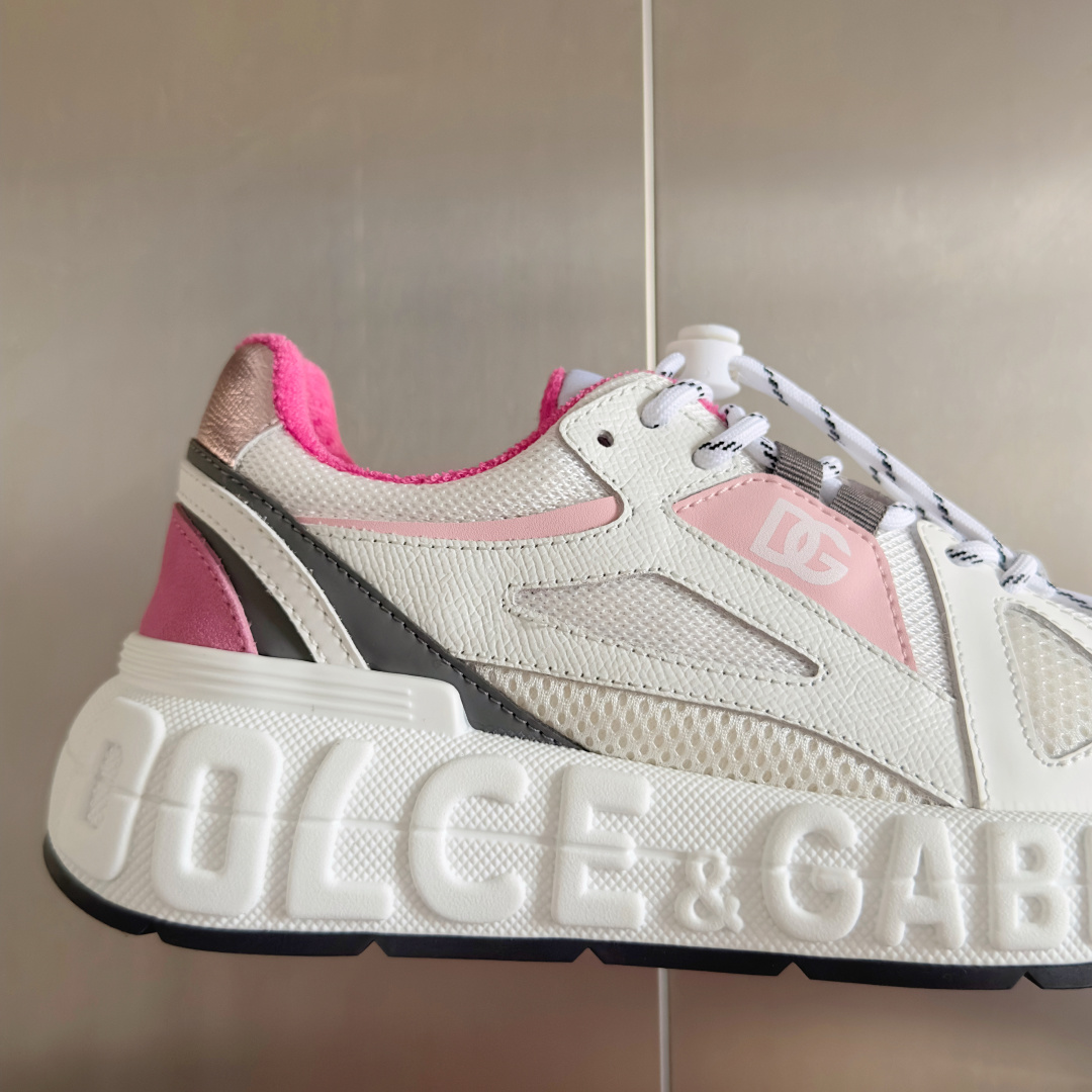 Dolce Gabbana Male Running Shoes Black Breathable M-l-s