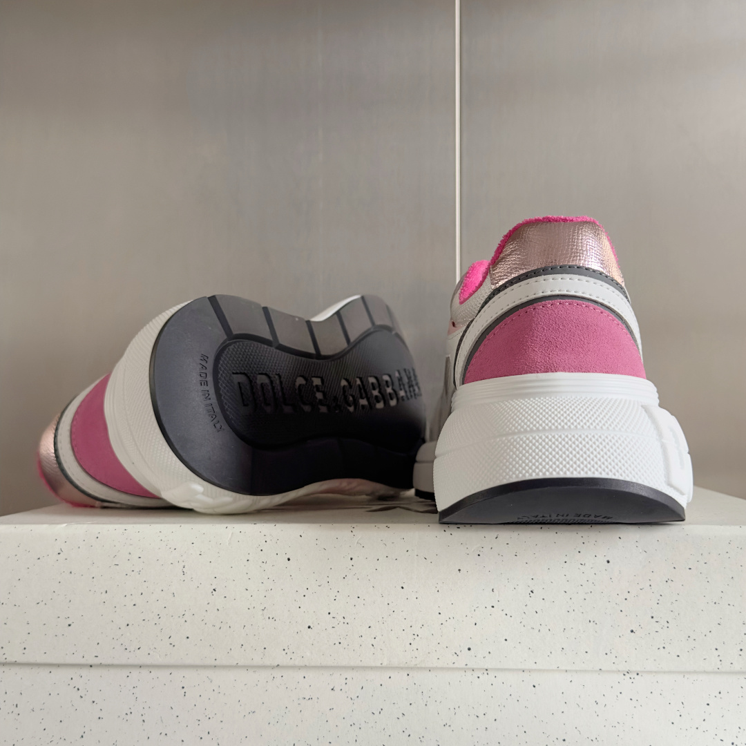 Dolce Gabbana Male Running Shoes Black Breathable M-l-s