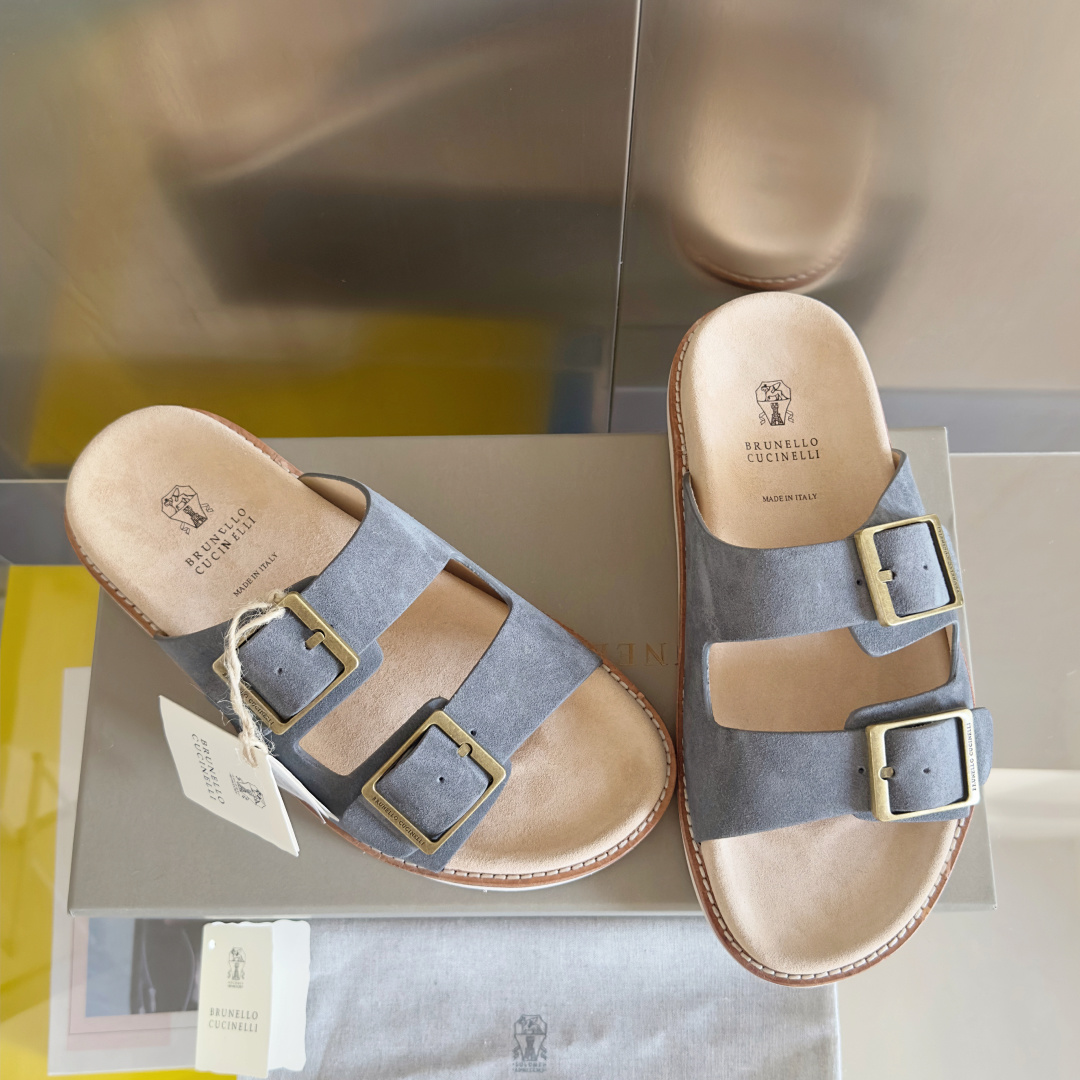 Brunello Cucinelie Male Sandals M-l-s