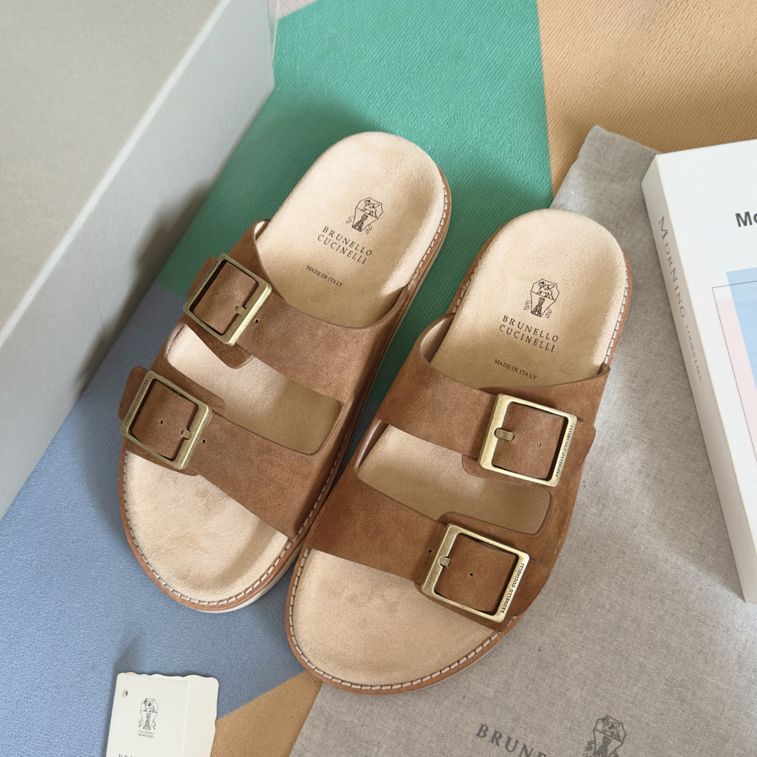 Brunello Cucinelie Male Sandals M-l-s