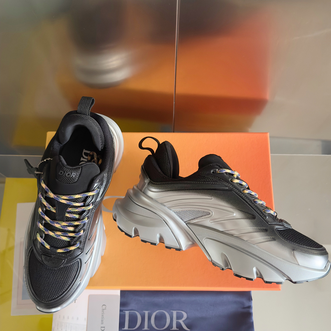 Adidas Dior Male Sneakers Black Breathable M-l-s