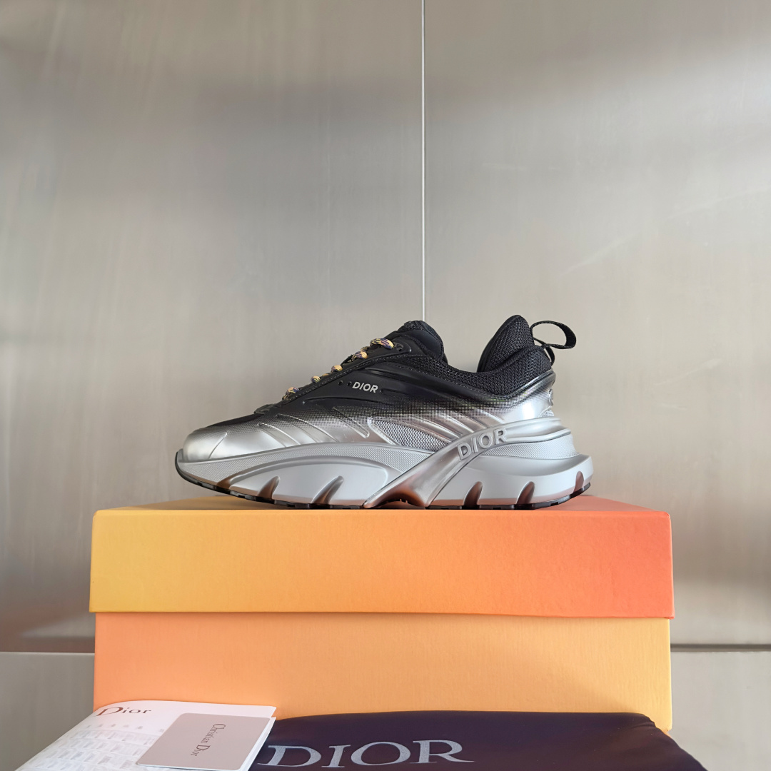 Adidas Dior Male Sneakers Black Breathable M-l-s