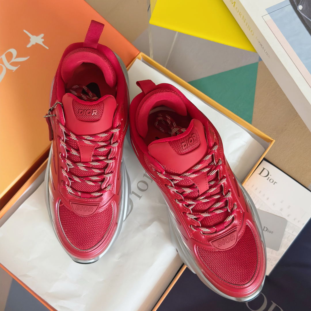 Adidas Dior Male Sneakers Black Breathable M-l-s