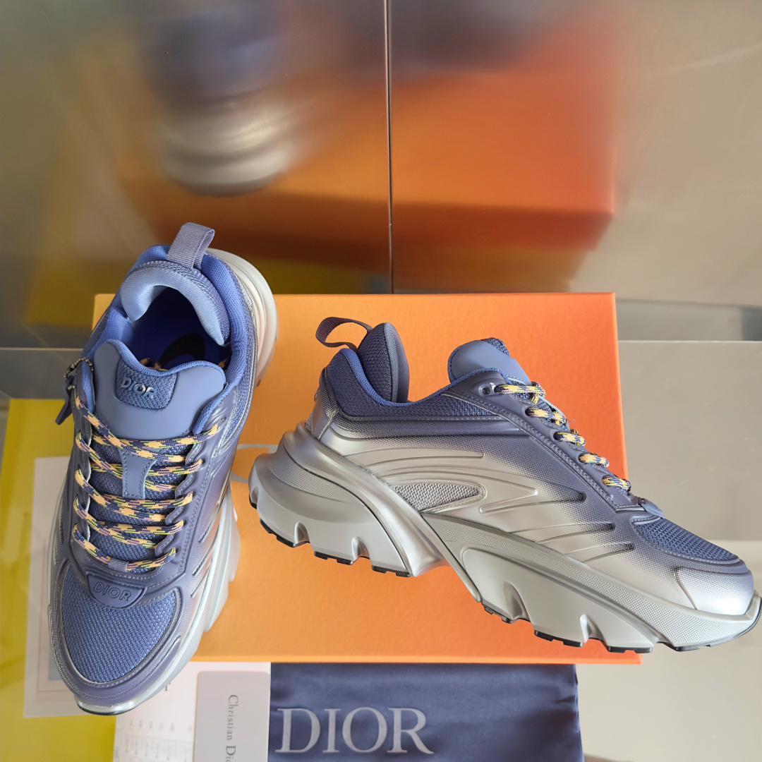 Adidas Dior Male Sneakers Black Breathable M-l-s