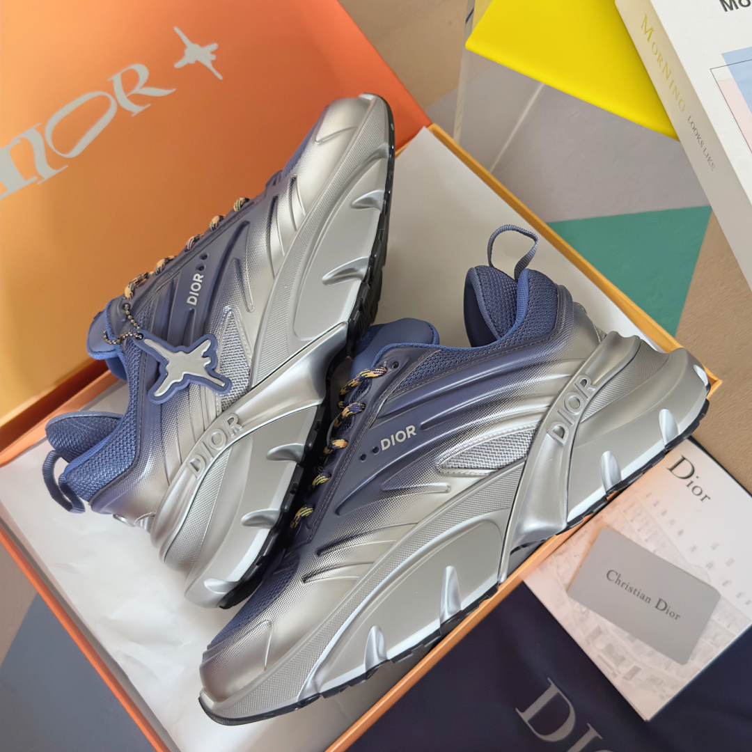 Adidas Dior Male Sneakers Black Breathable M-l-s