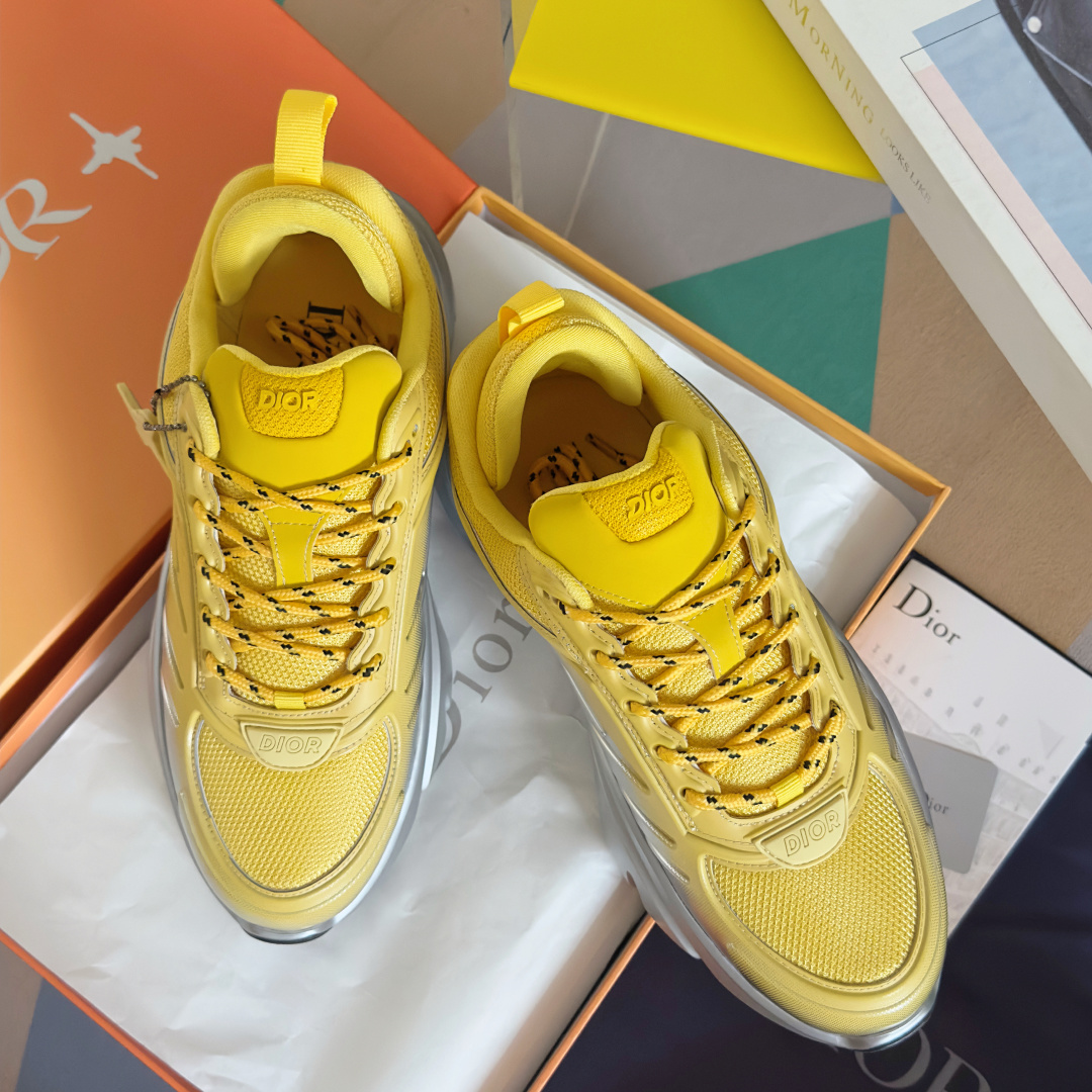 Adidas Dior Male Sneakers Black Breathable M-l-s