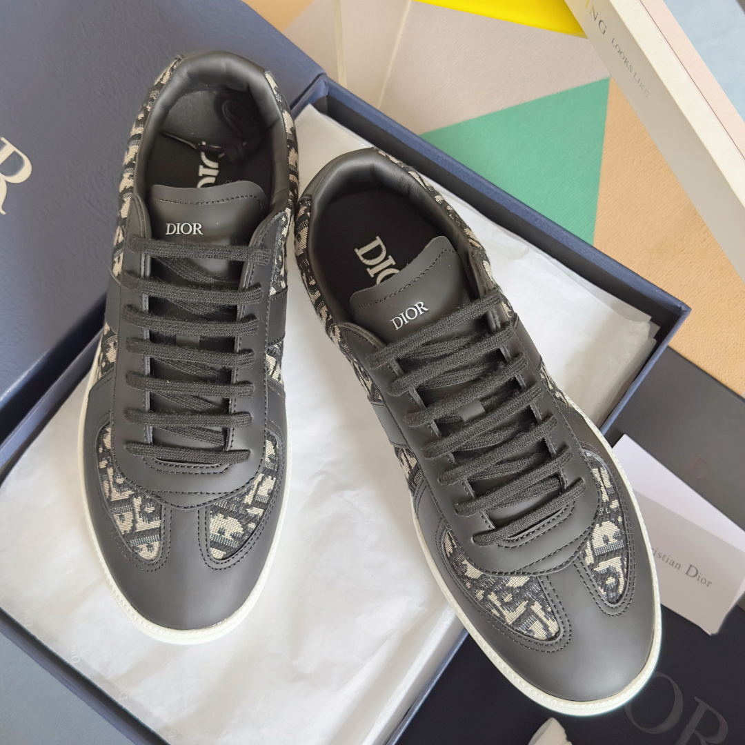 Dior Male Sneakers Black M-s