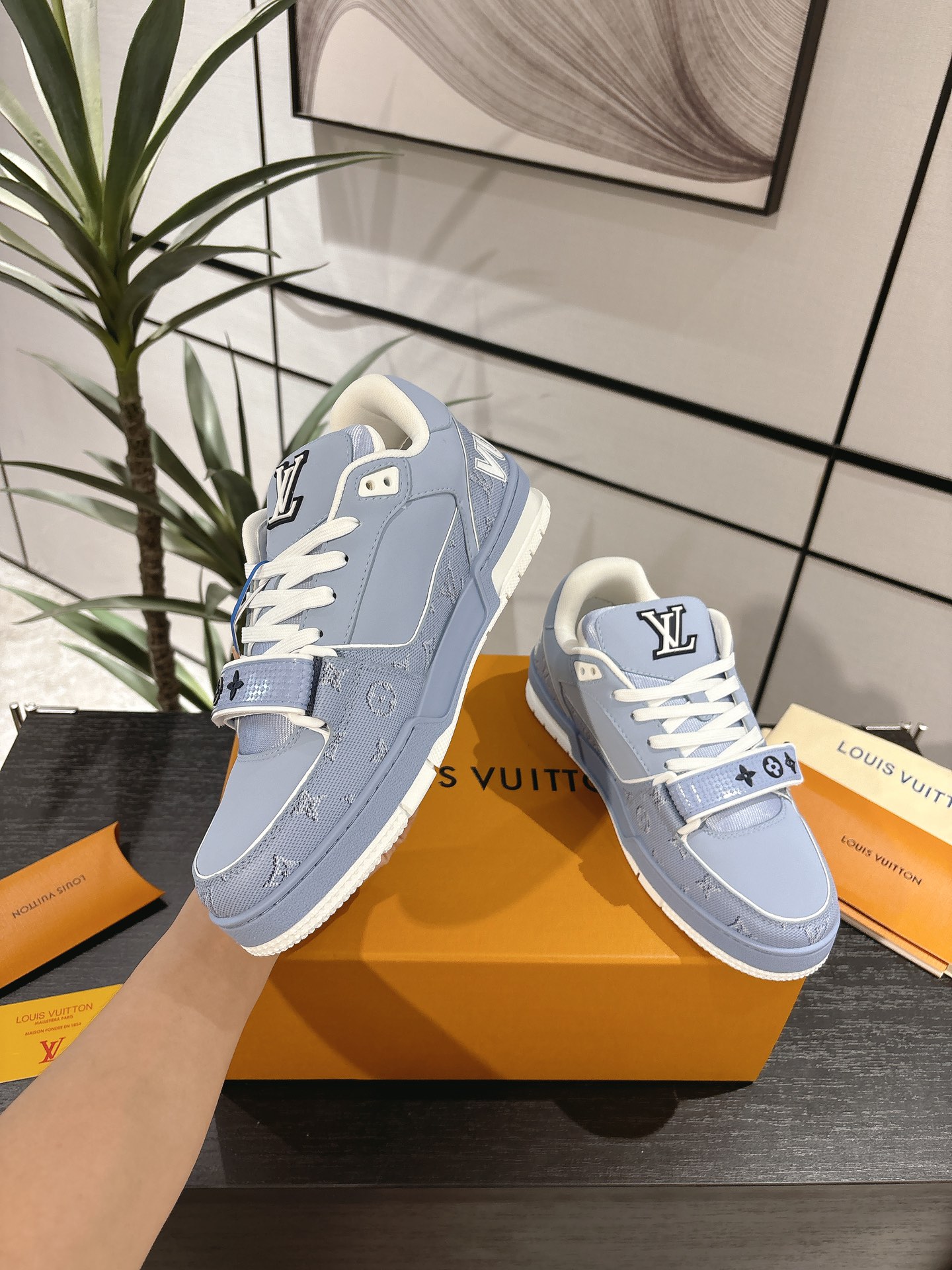 Louis Vuitton Male Board Shoes Breathable M-l-s