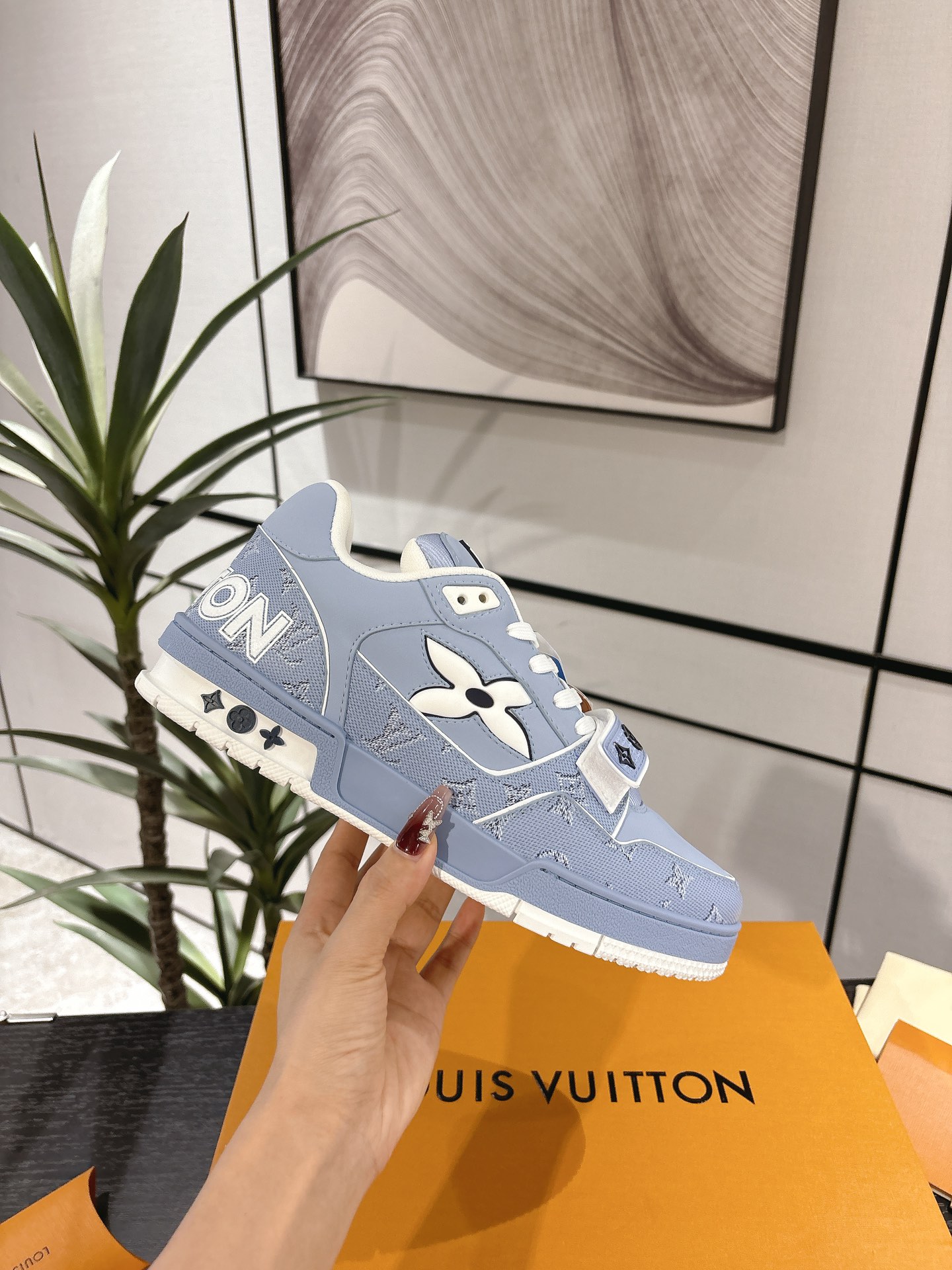 Louis Vuitton Male Board Shoes Breathable M-l-s