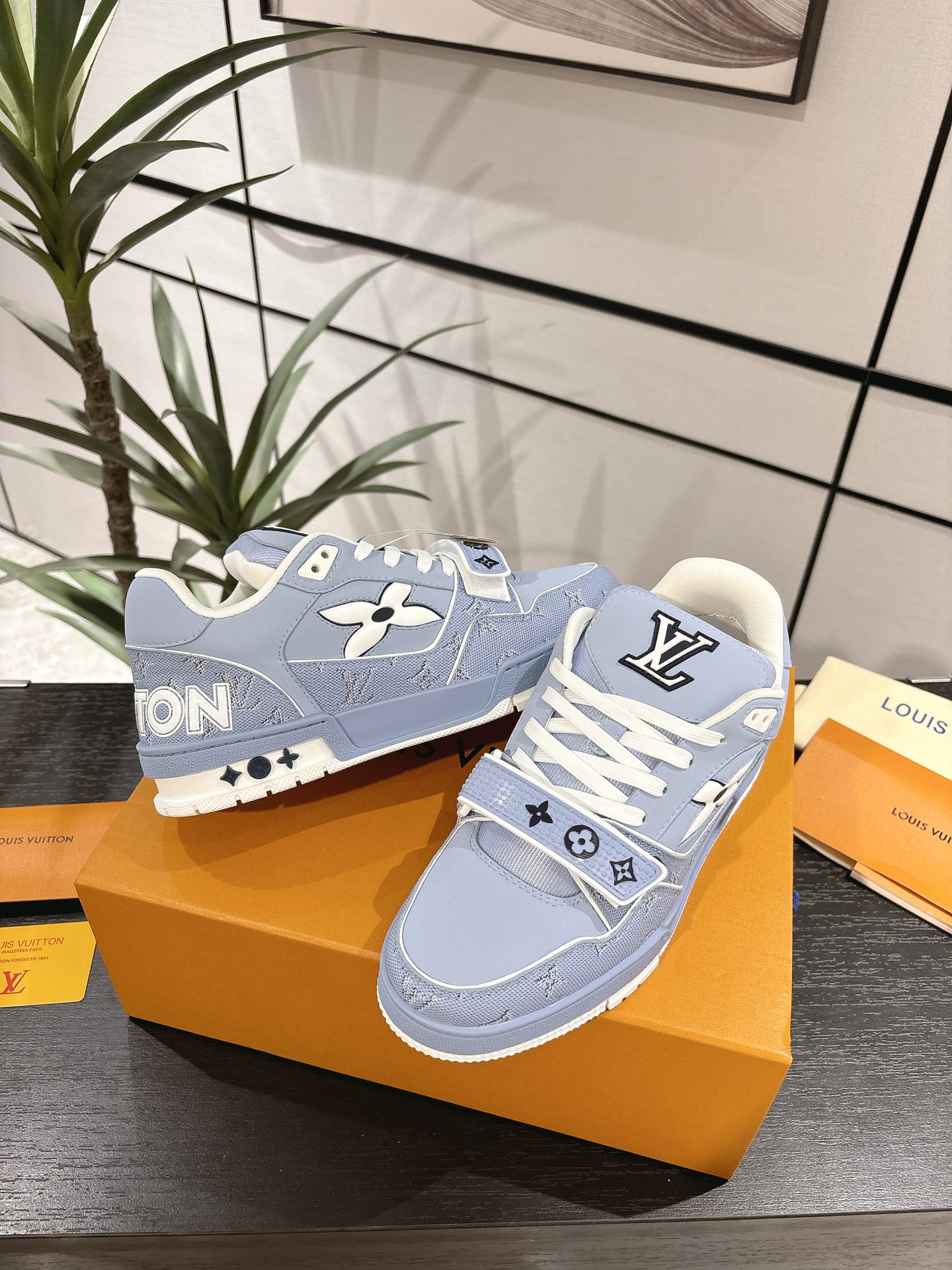 Louis Vuitton Male Board Shoes Breathable M-l-s