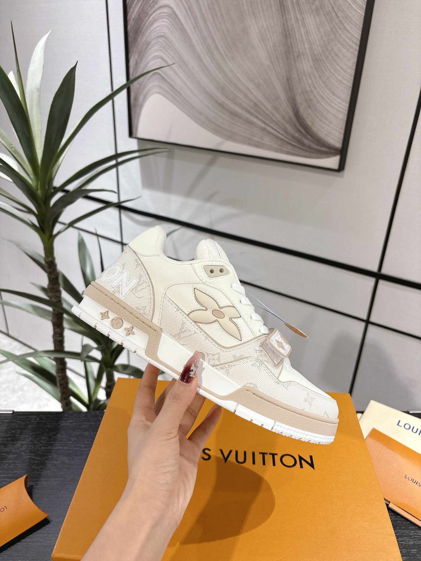 Louis Vuitton Male Board Shoes Breathable M-l-s