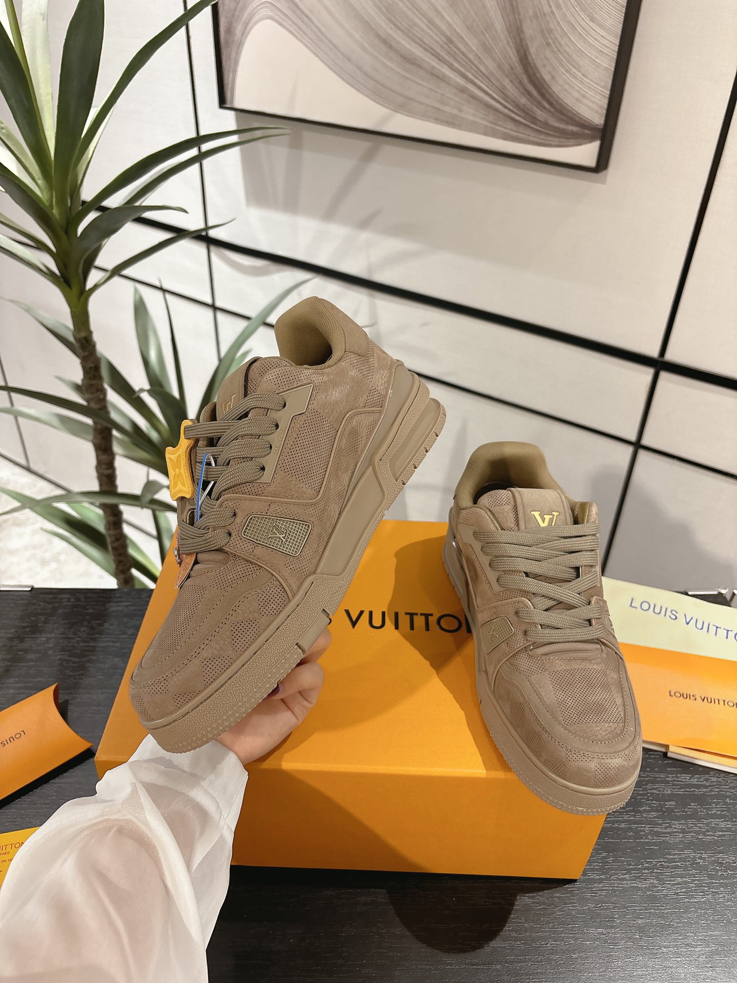 Louis Vuitton Male Board Shoes Breathable M-l-s