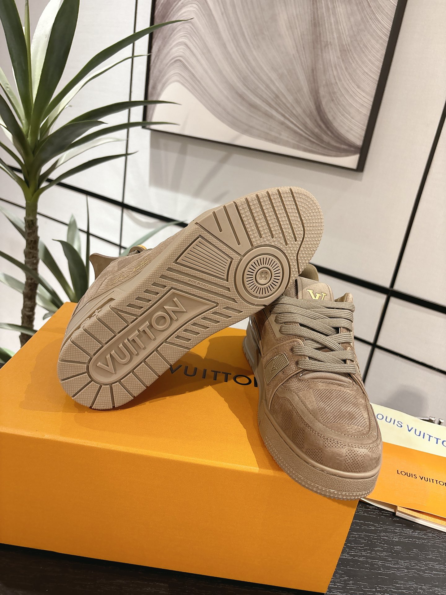 Louis Vuitton Male Board Shoes Breathable M-l-s