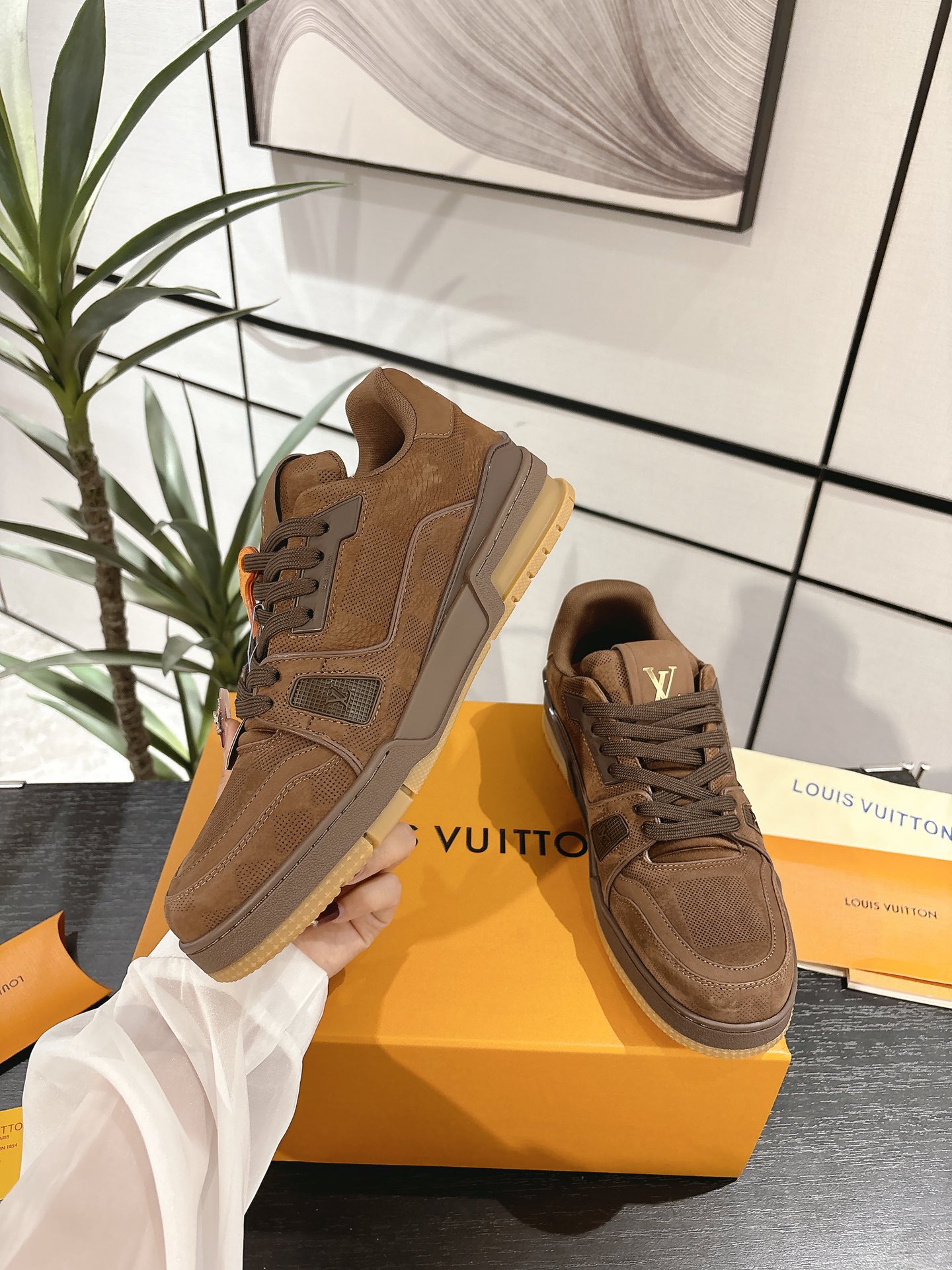 Louis Vuitton Male Board Shoes Breathable M-l-s