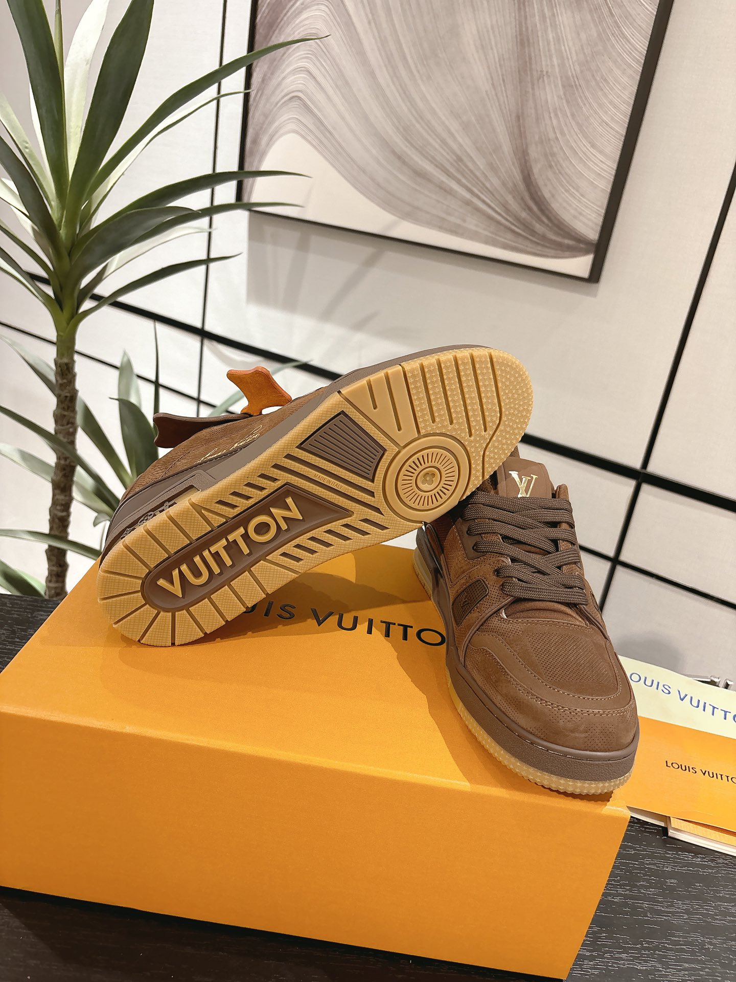 Louis Vuitton Male Board Shoes Breathable M-l-s