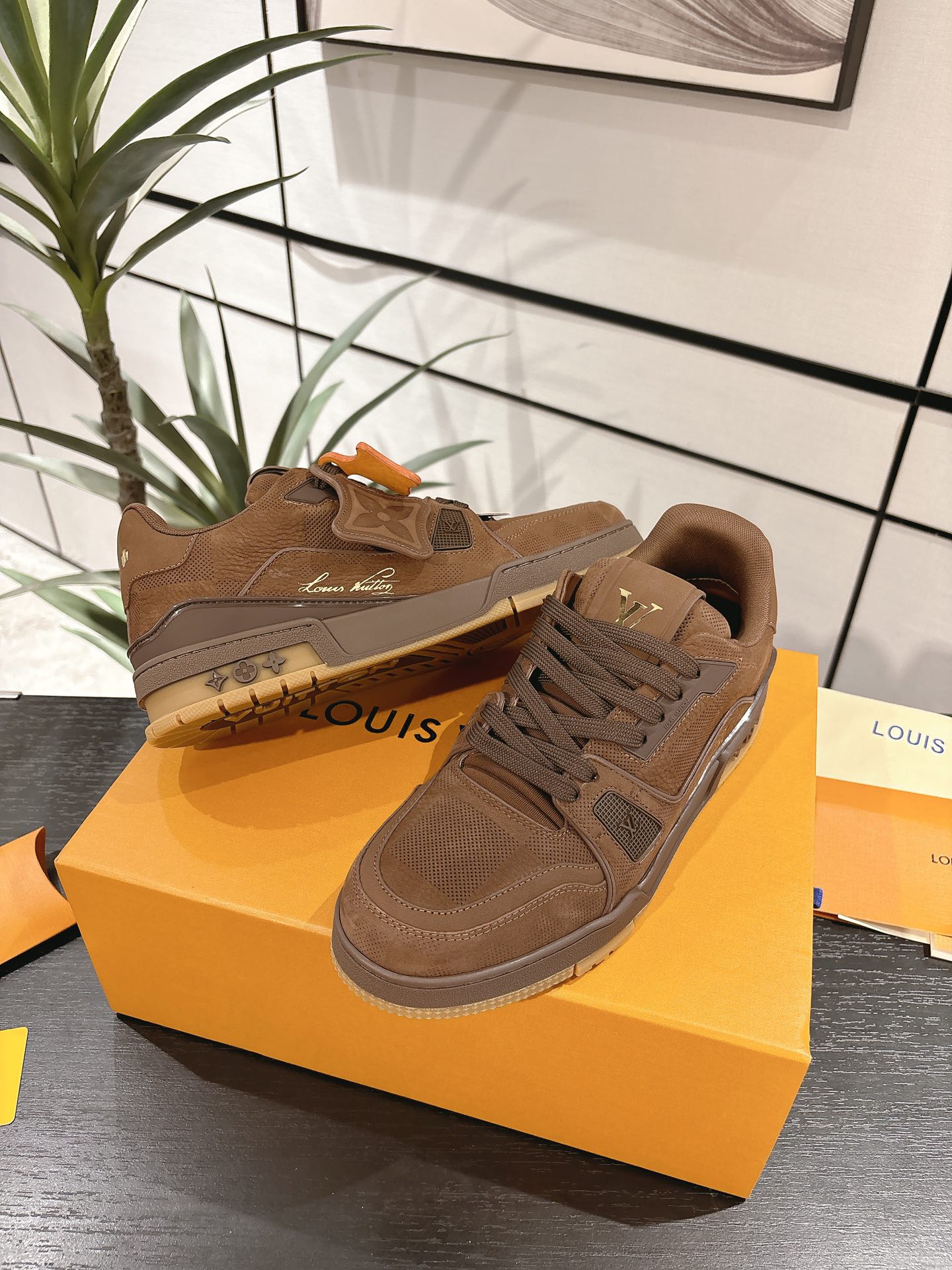 Louis Vuitton Male Board Shoes Breathable M-l-s