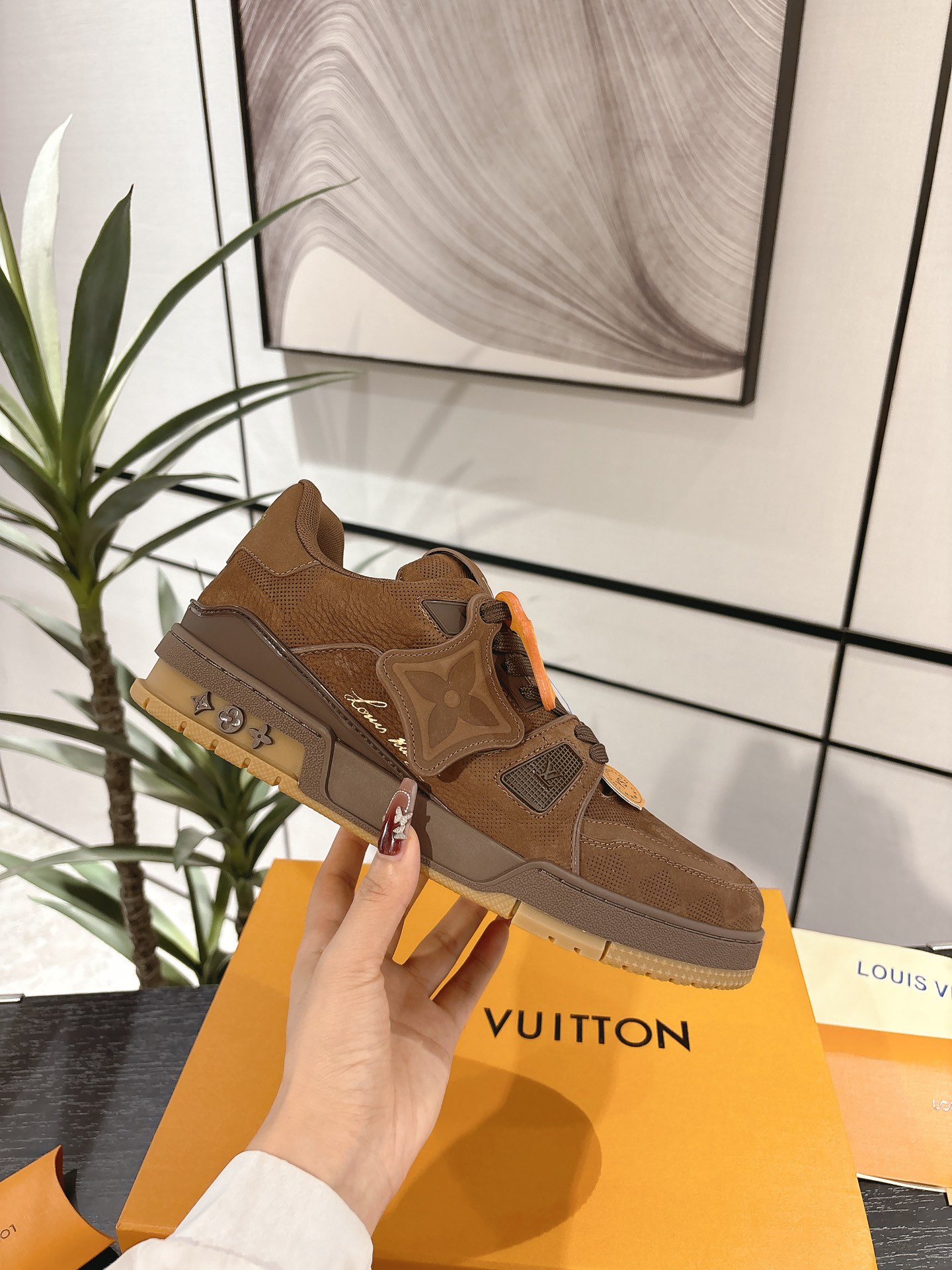 Louis Vuitton Male Board Shoes Breathable M-l-s