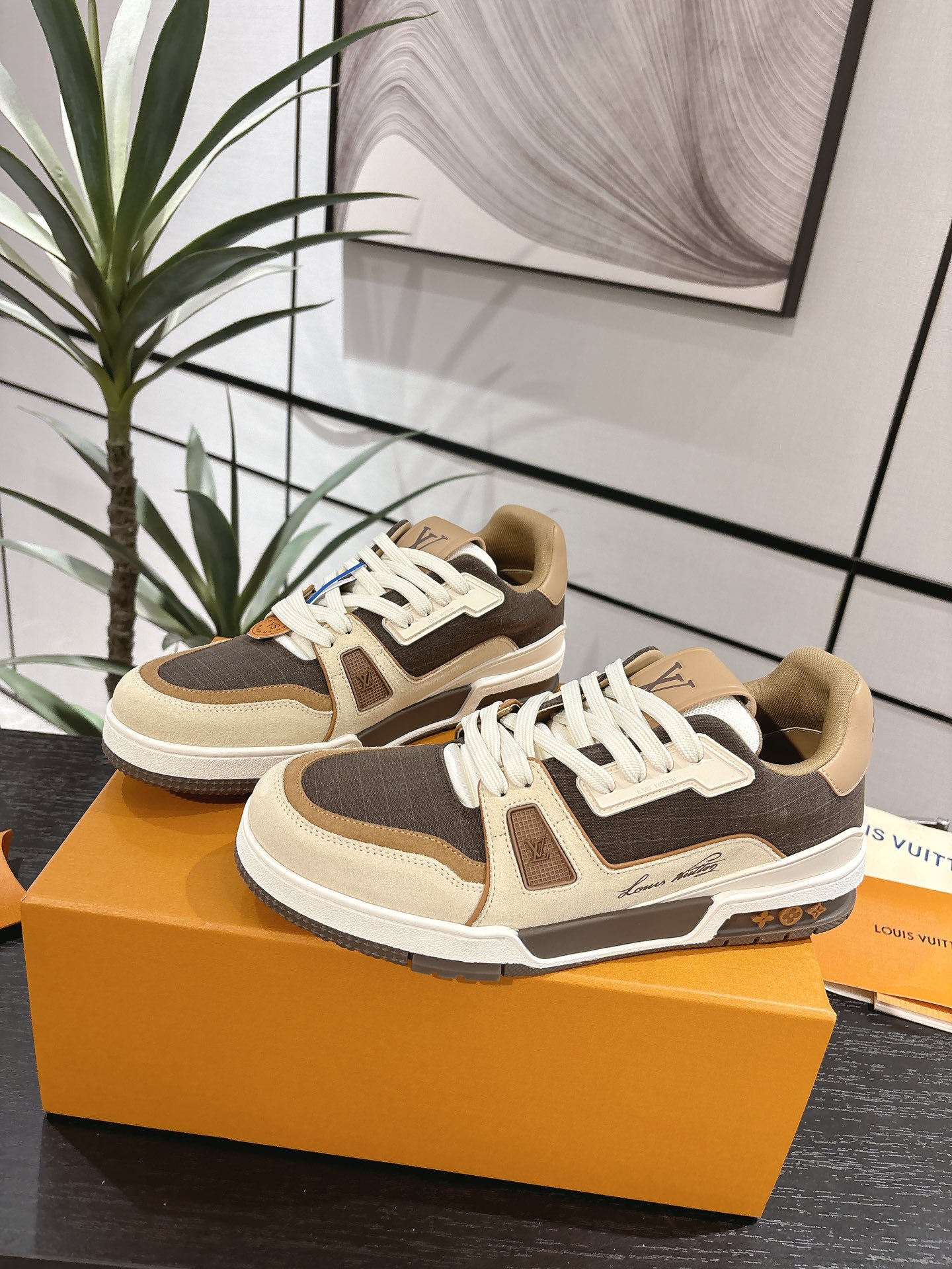 Louis Vuitton Male Board Shoes Breathable M-l-s