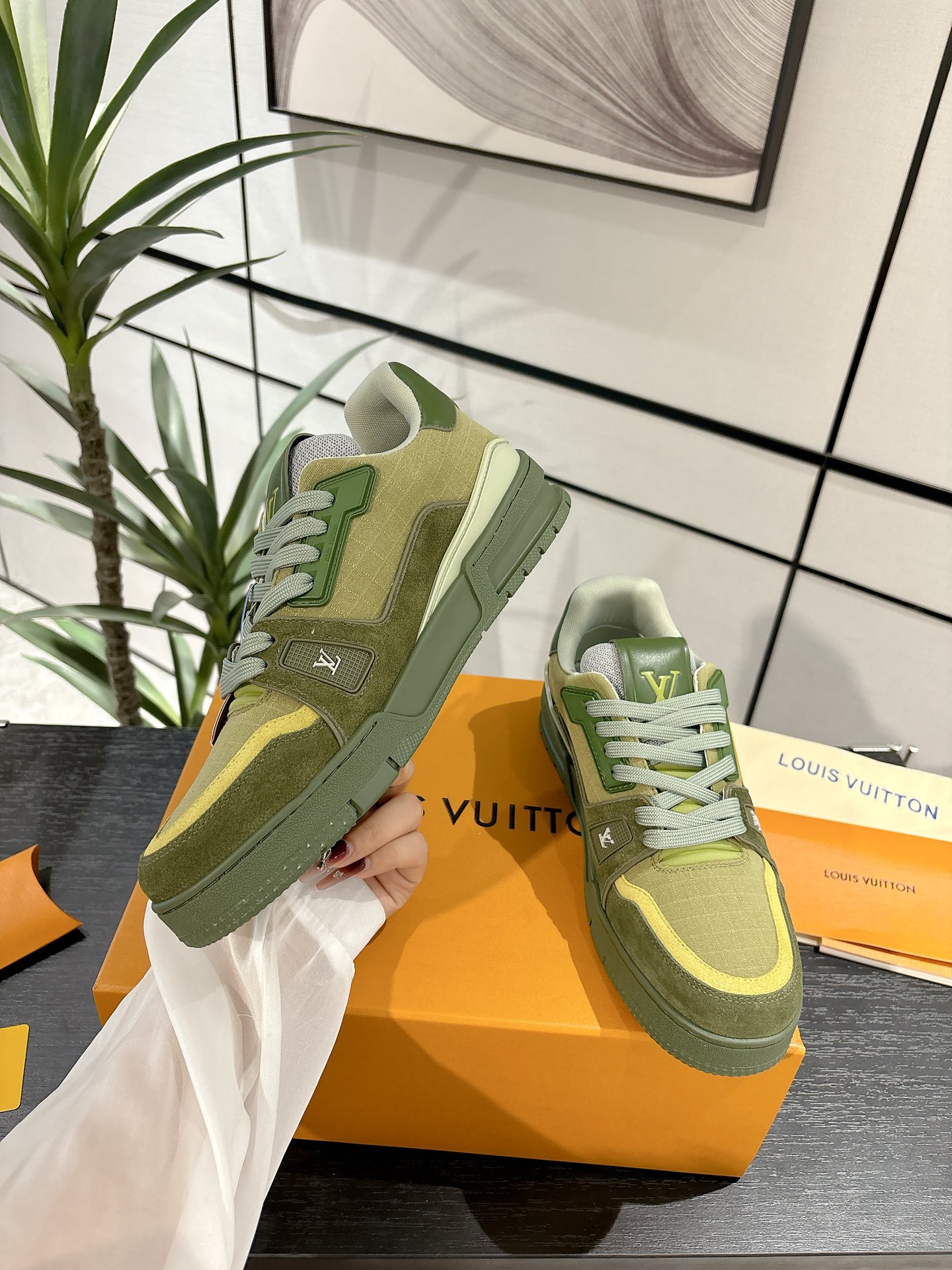 Louis Vuitton Male Board Shoes Breathable M-l-s