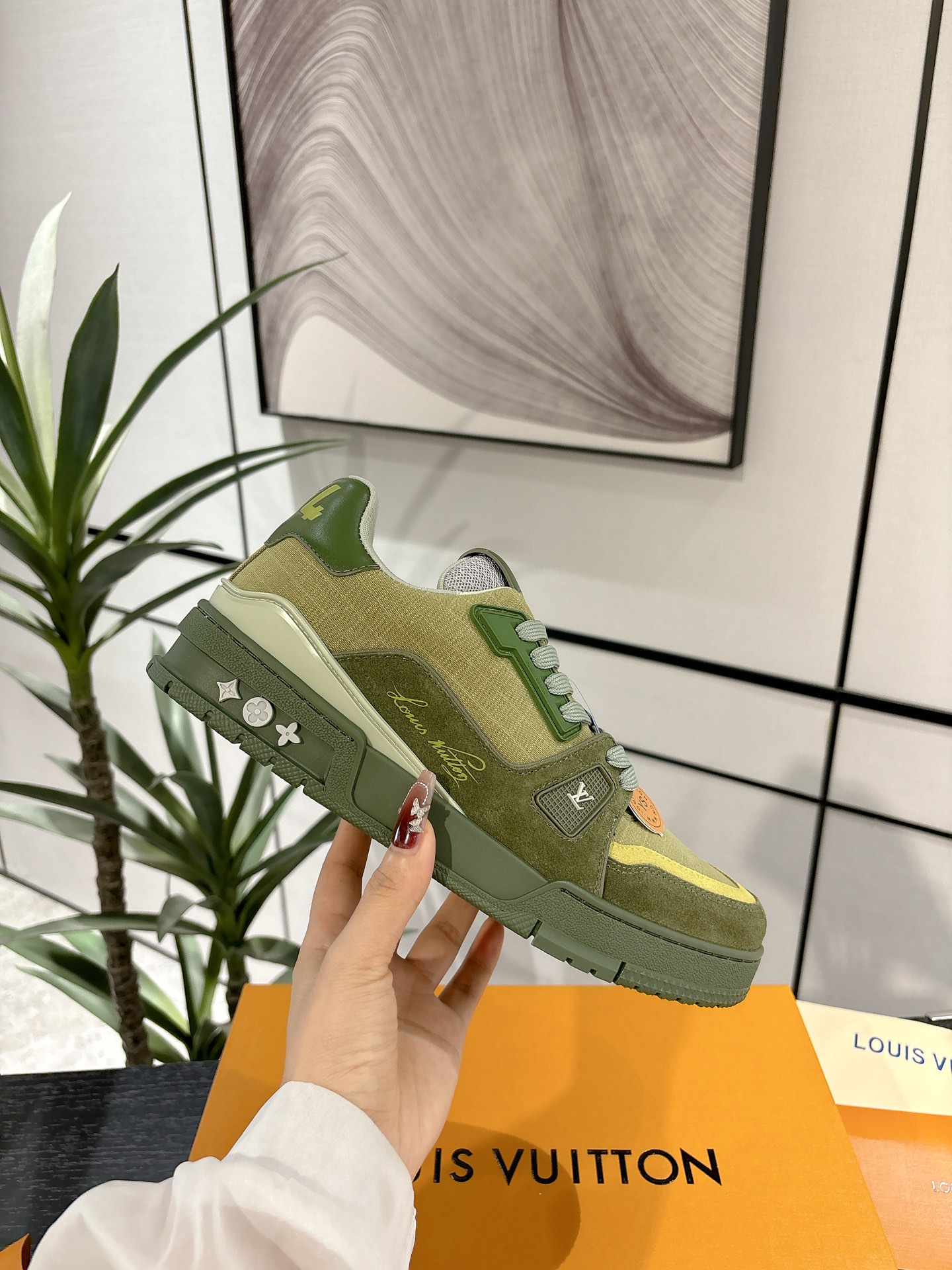 Louis Vuitton Male Board Shoes Breathable M-l-s