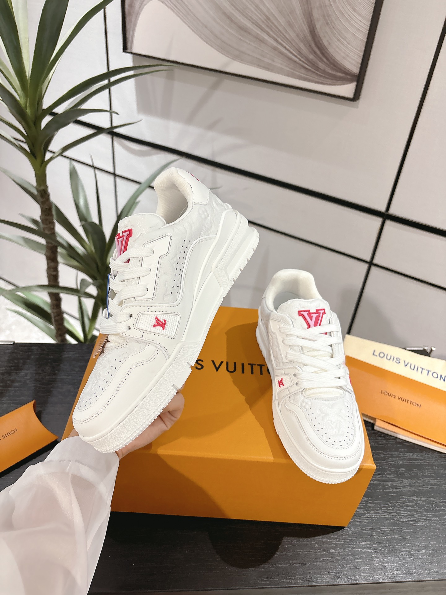 Louis Vuitton Male Board Shoes Breathable M-l-s