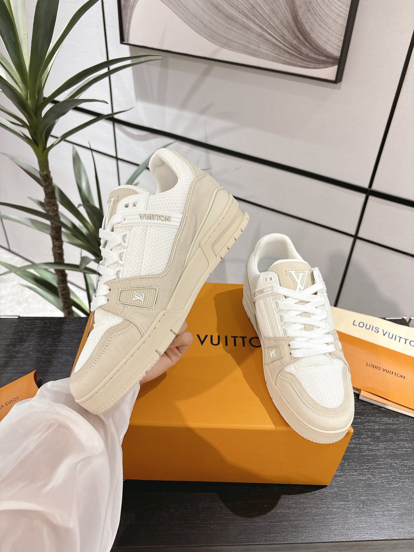 Louis Vuitton Male Board Shoes Breathable M-l-s