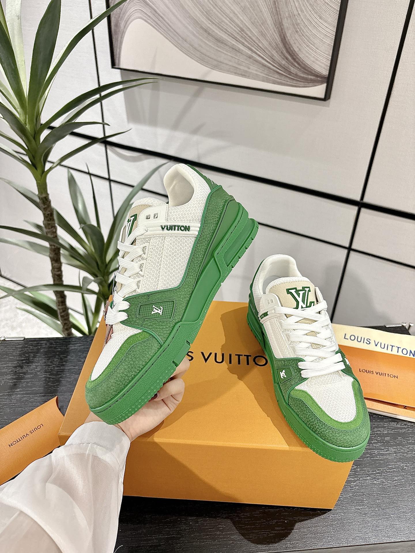 Louis Vuitton Male Board Shoes Breathable M-l-s