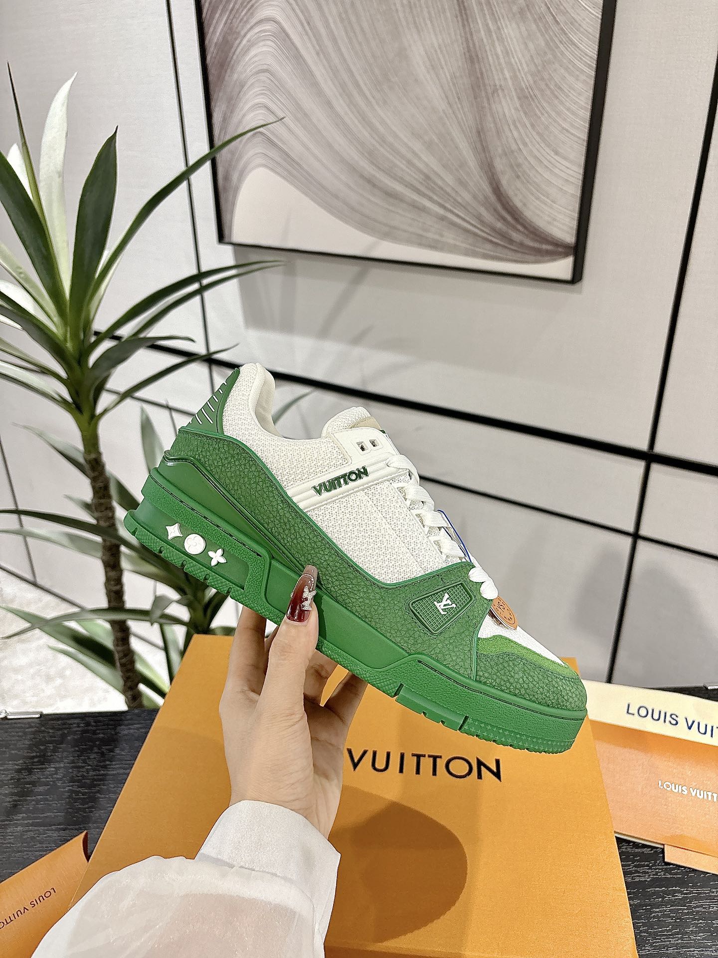 Louis Vuitton Male Board Shoes Breathable M-l-s