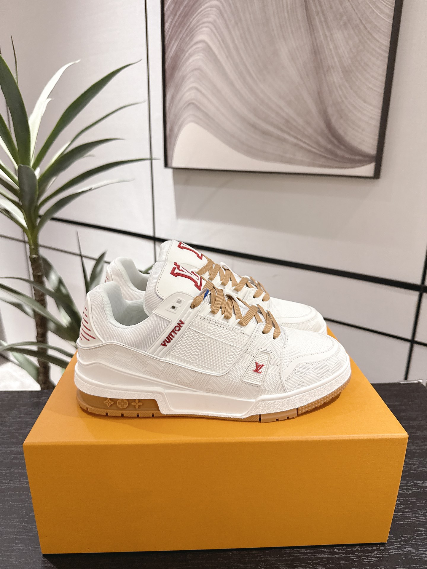 Louis Vuitton Male Board Shoes Breathable M-l-s