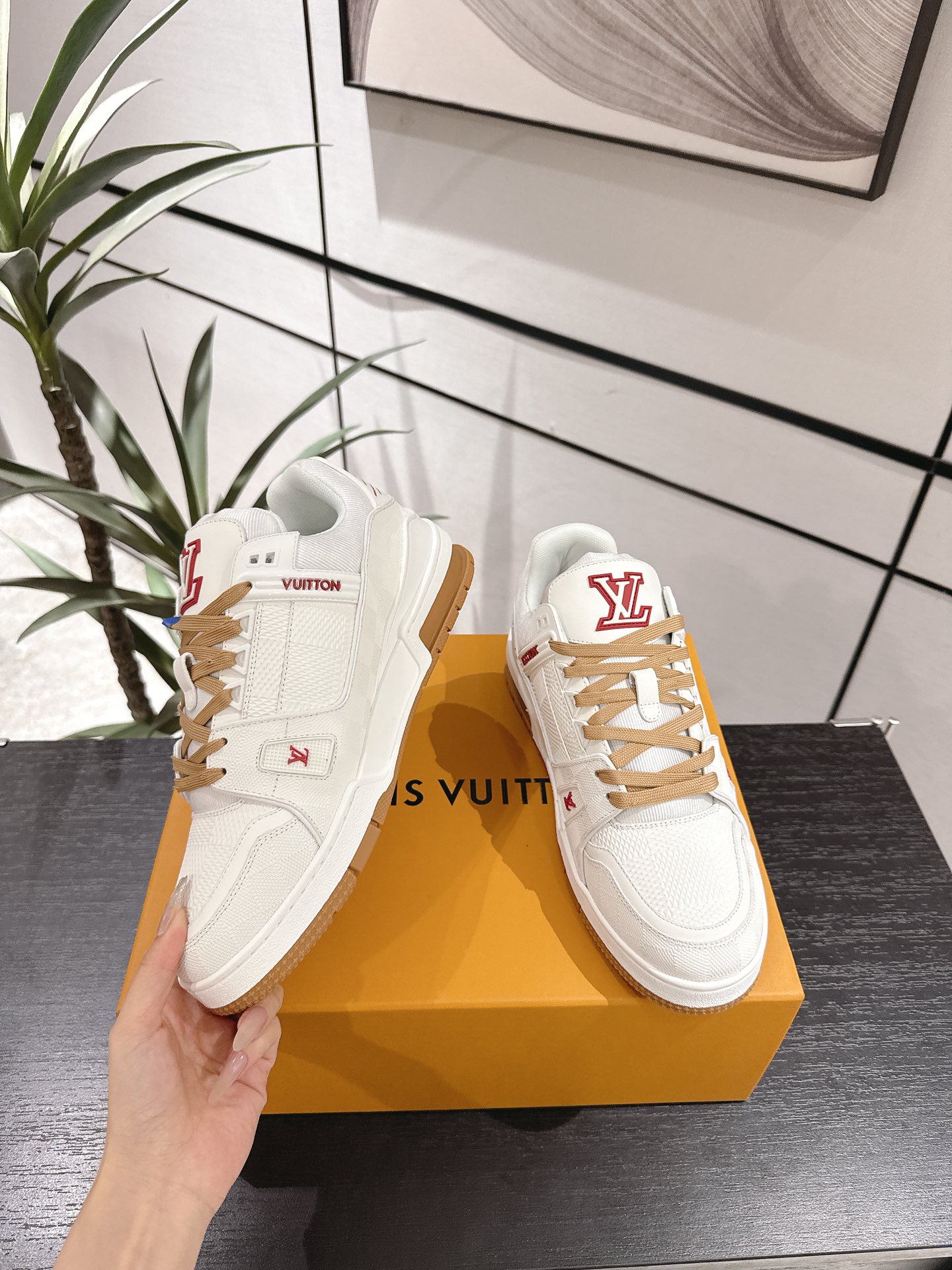 Louis Vuitton Male Board Shoes Breathable M-l-s