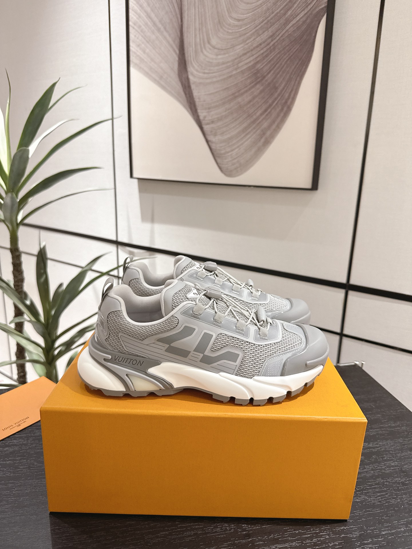 Louis Vuitton Male Running Shoes Breathable M-l-s