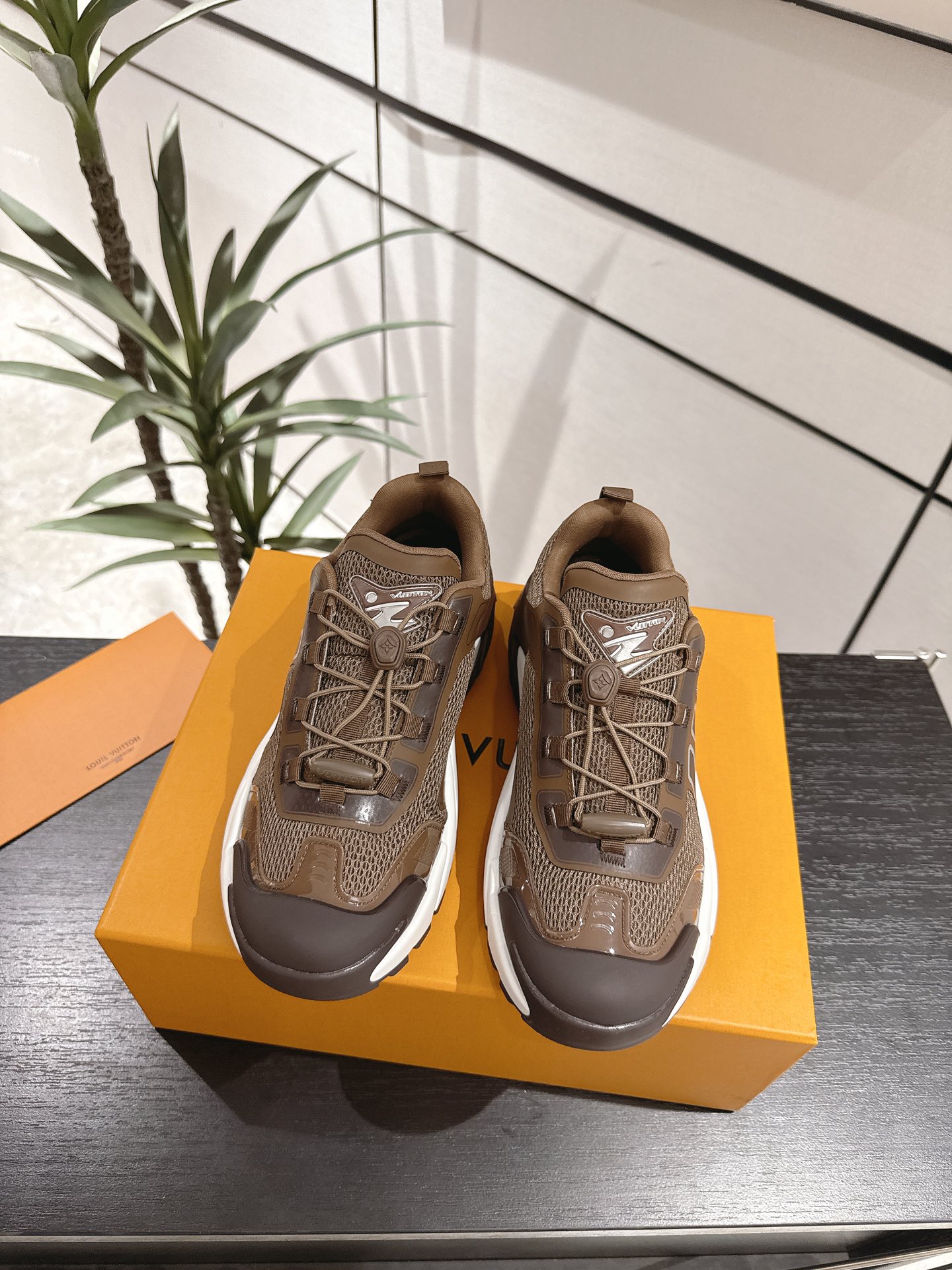 Louis Vuitton Male Running Shoes Breathable M-l-s