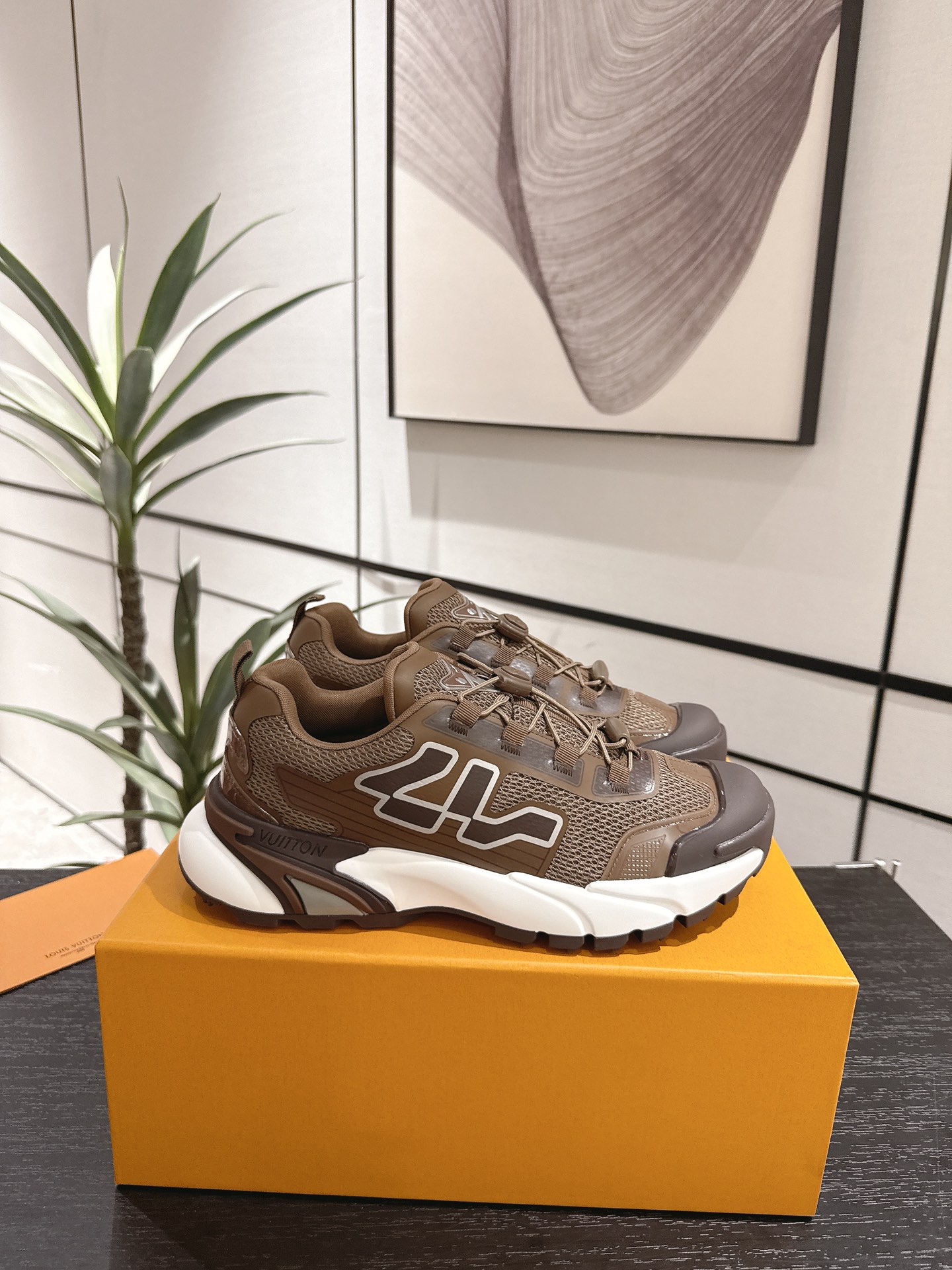 Louis Vuitton Male Running Shoes Breathable M-l-s