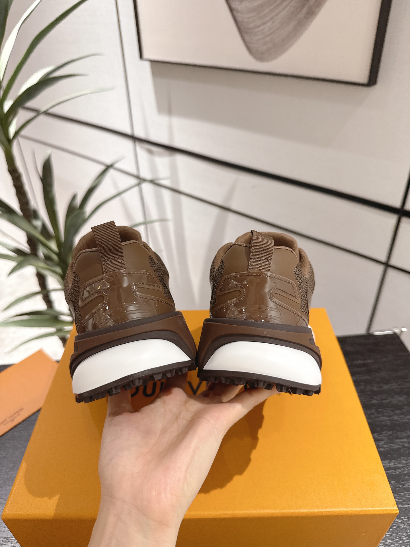 Louis Vuitton Male Running Shoes Breathable M-l-s