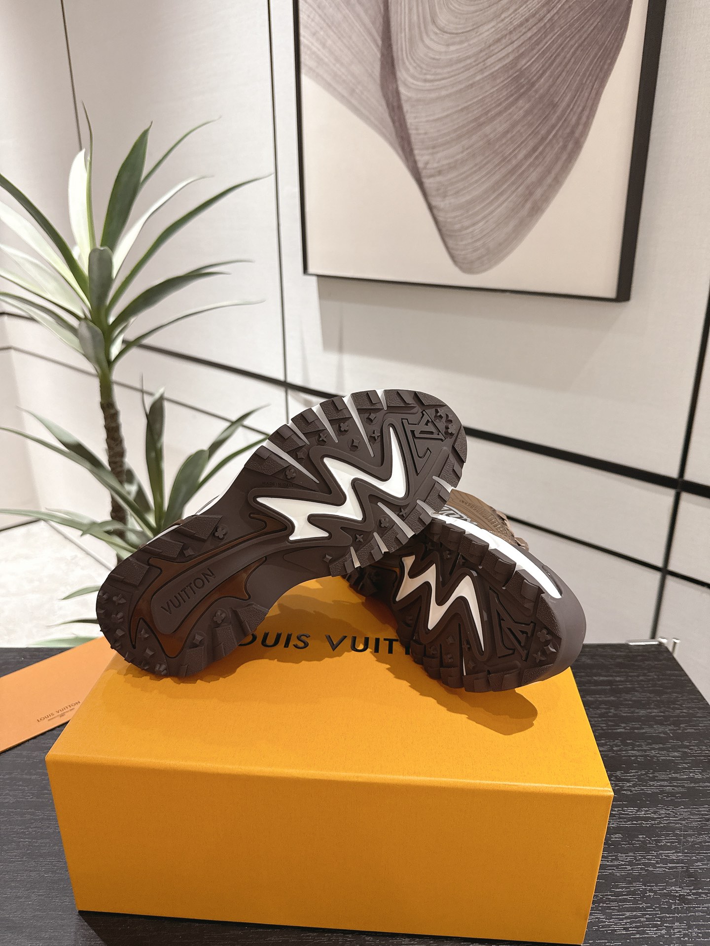 Louis Vuitton Male Running Shoes Breathable M-l-s