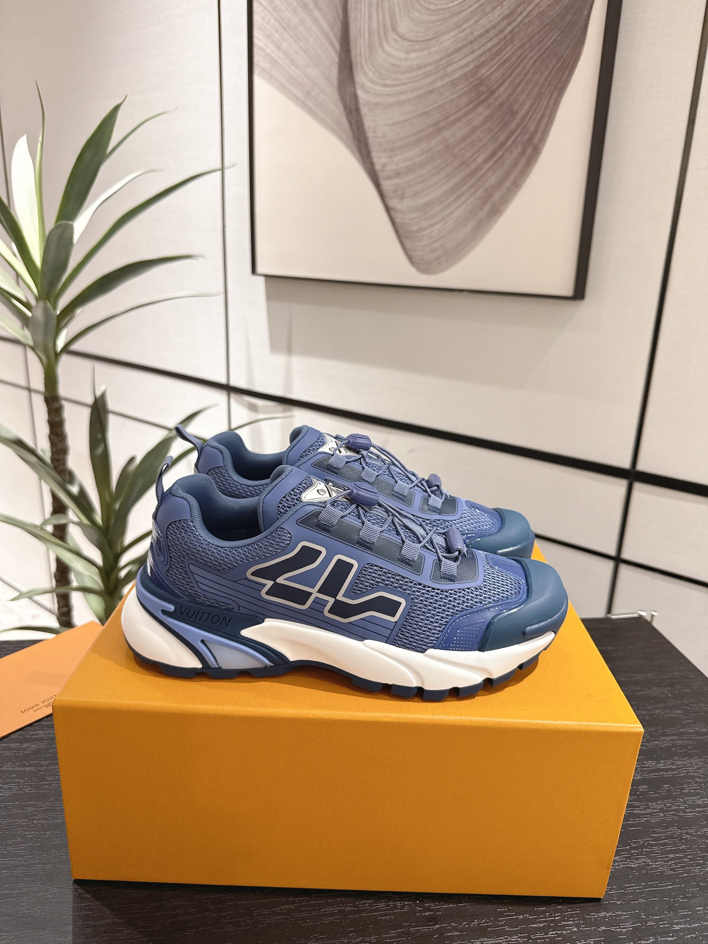 Louis Vuitton Male Running Shoes Breathable M-l-s