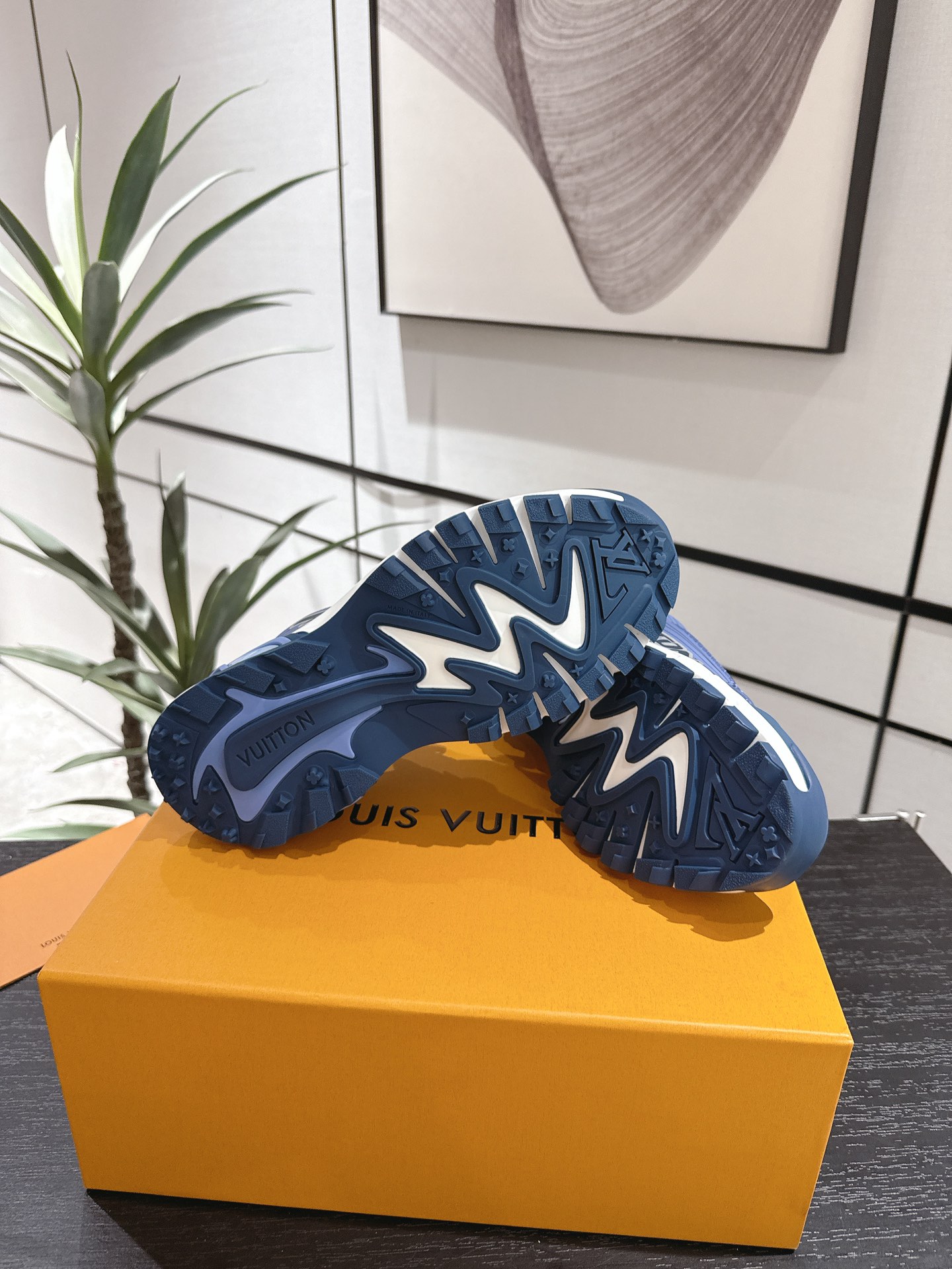 Louis Vuitton Male Running Shoes Breathable M-l-s