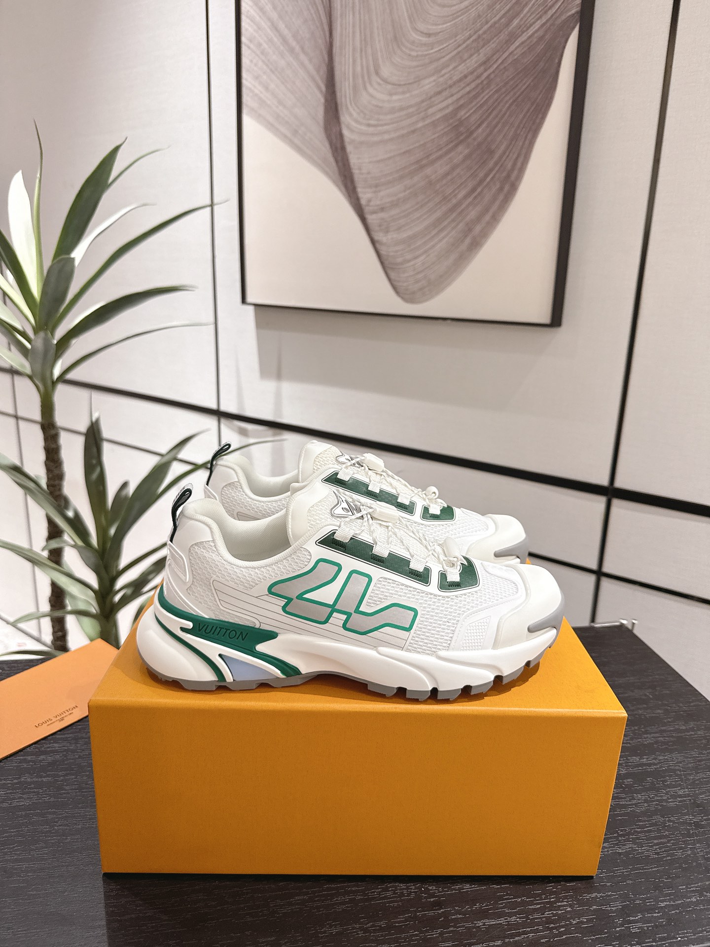 Louis Vuitton Male Running Shoes Breathable M-l-s