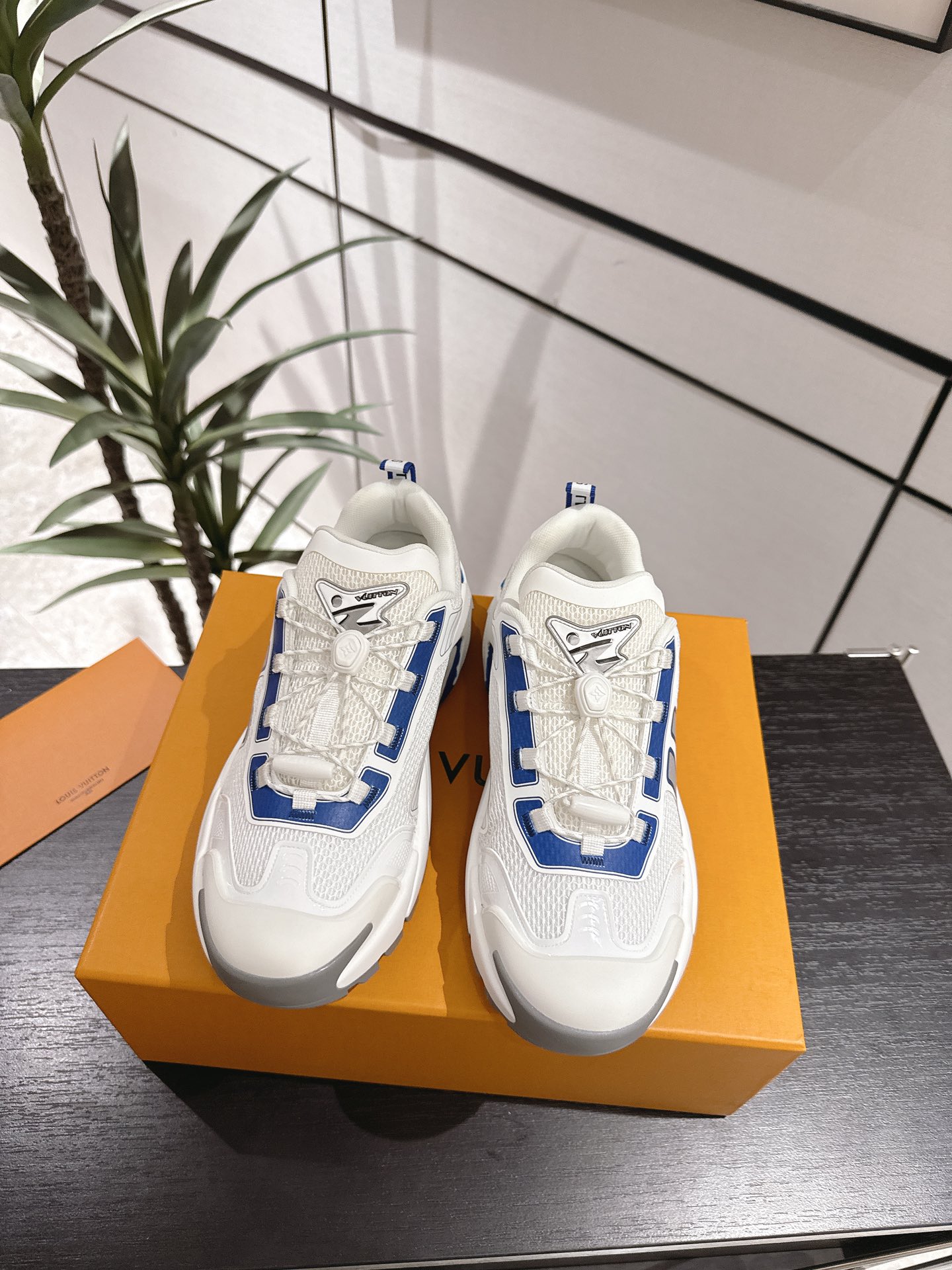 Louis Vuitton Male Running Shoes Breathable M-l-s