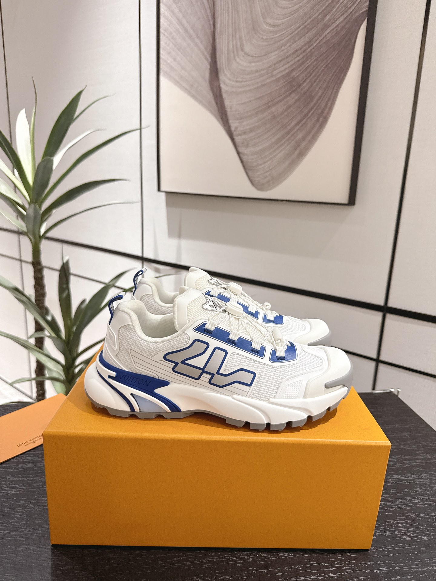 Louis Vuitton Male Running Shoes Breathable M-l-s