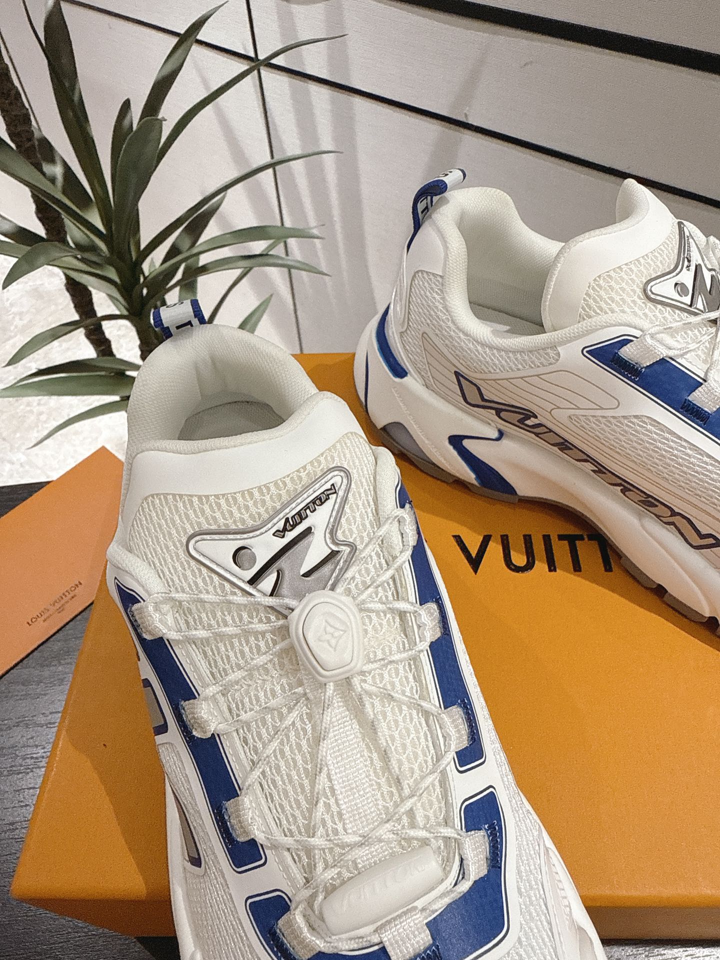 Louis Vuitton Male Running Shoes Breathable M-l-s