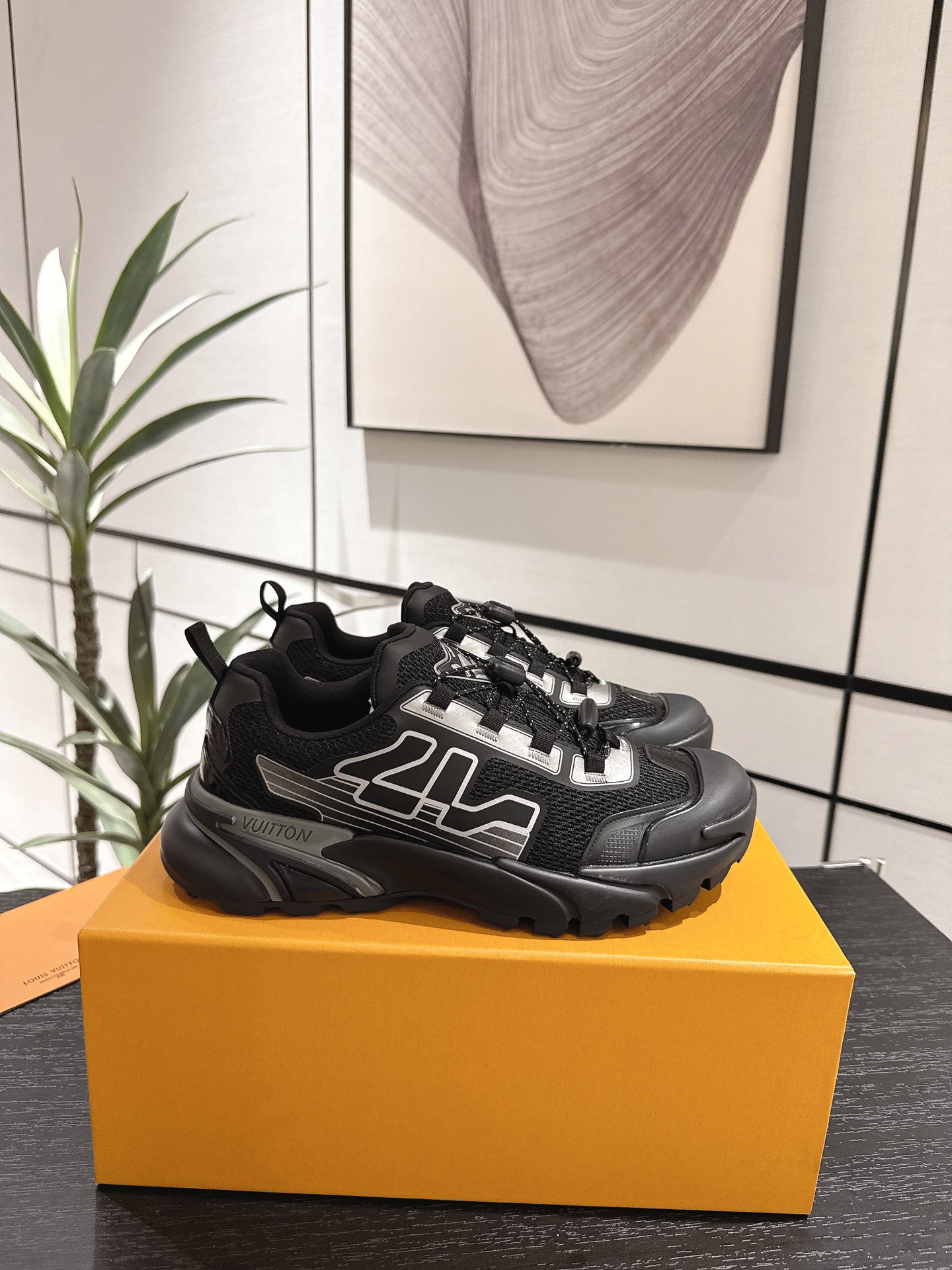 Louis Vuitton Male Running Shoes Breathable M-l-s