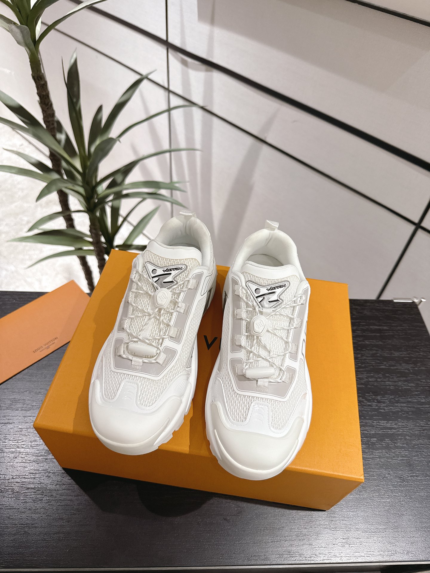 Louis Vuitton Male Running Shoes Breathable M-l-s