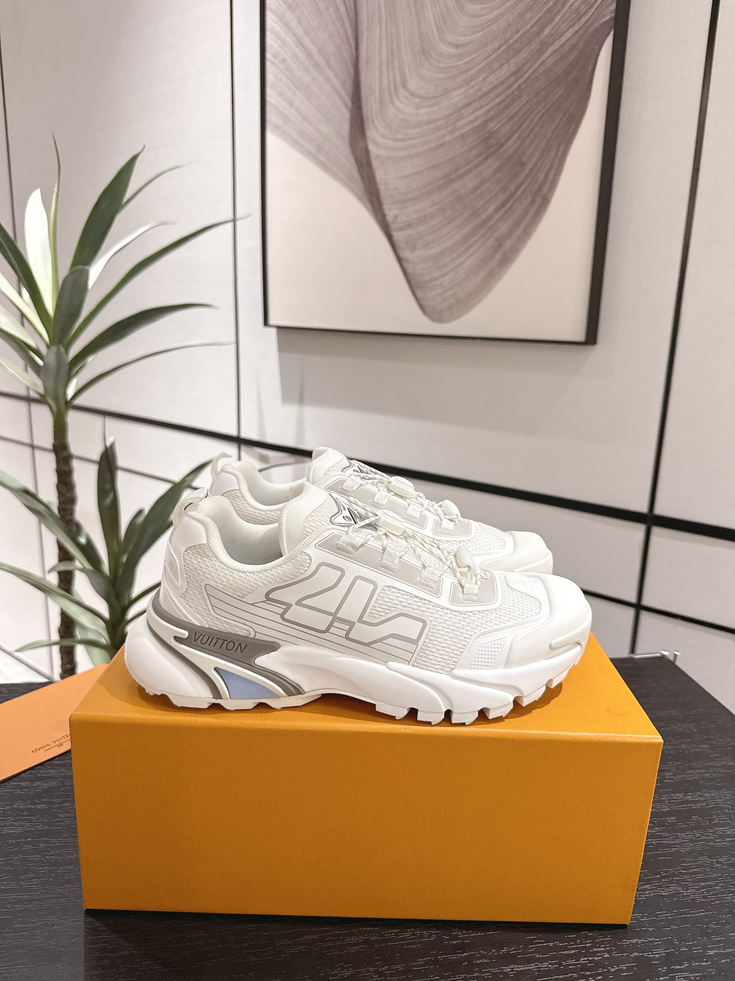 Louis Vuitton Male Running Shoes Breathable M-l-s