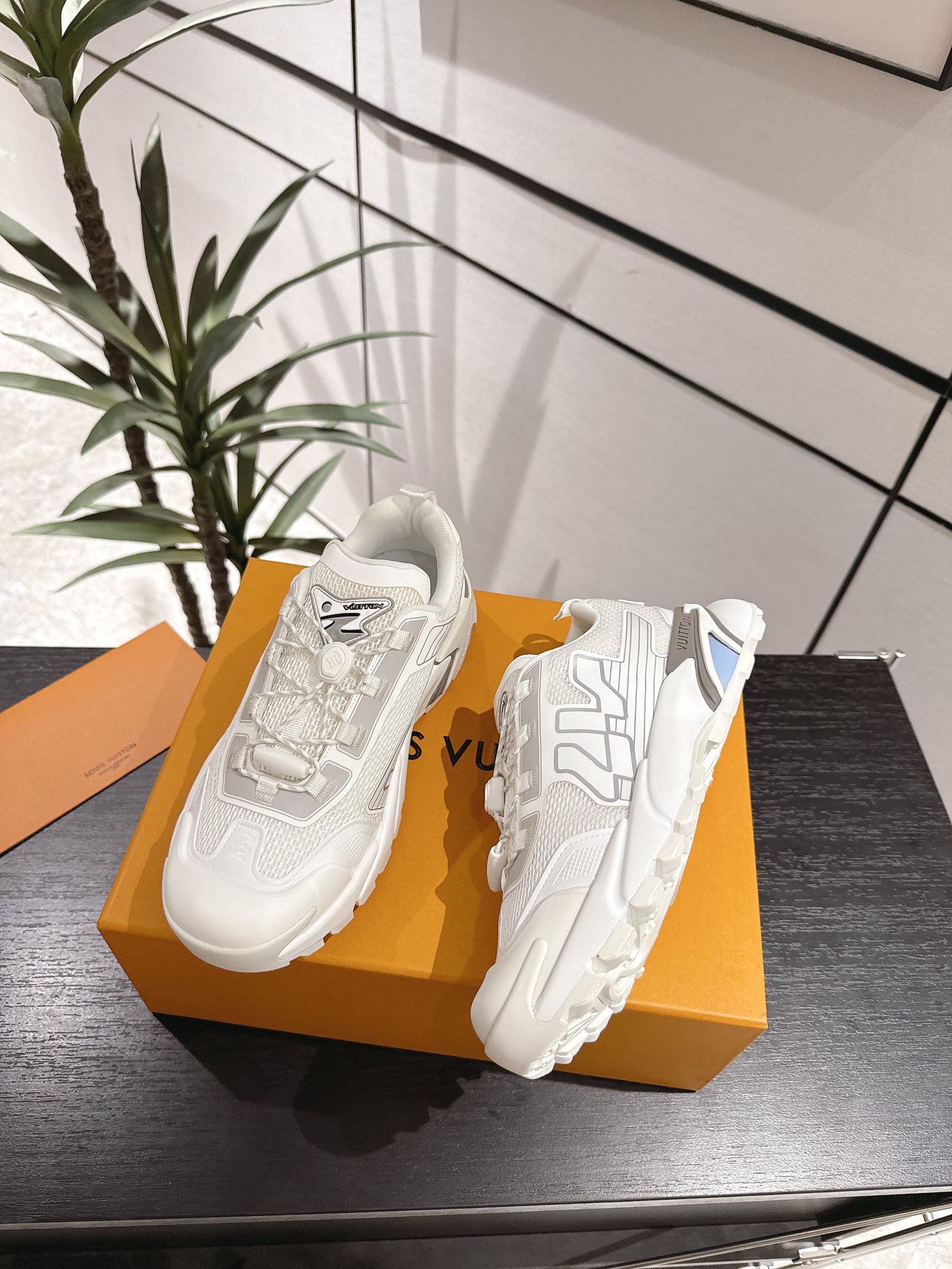 Louis Vuitton Male Running Shoes Breathable M-l-s