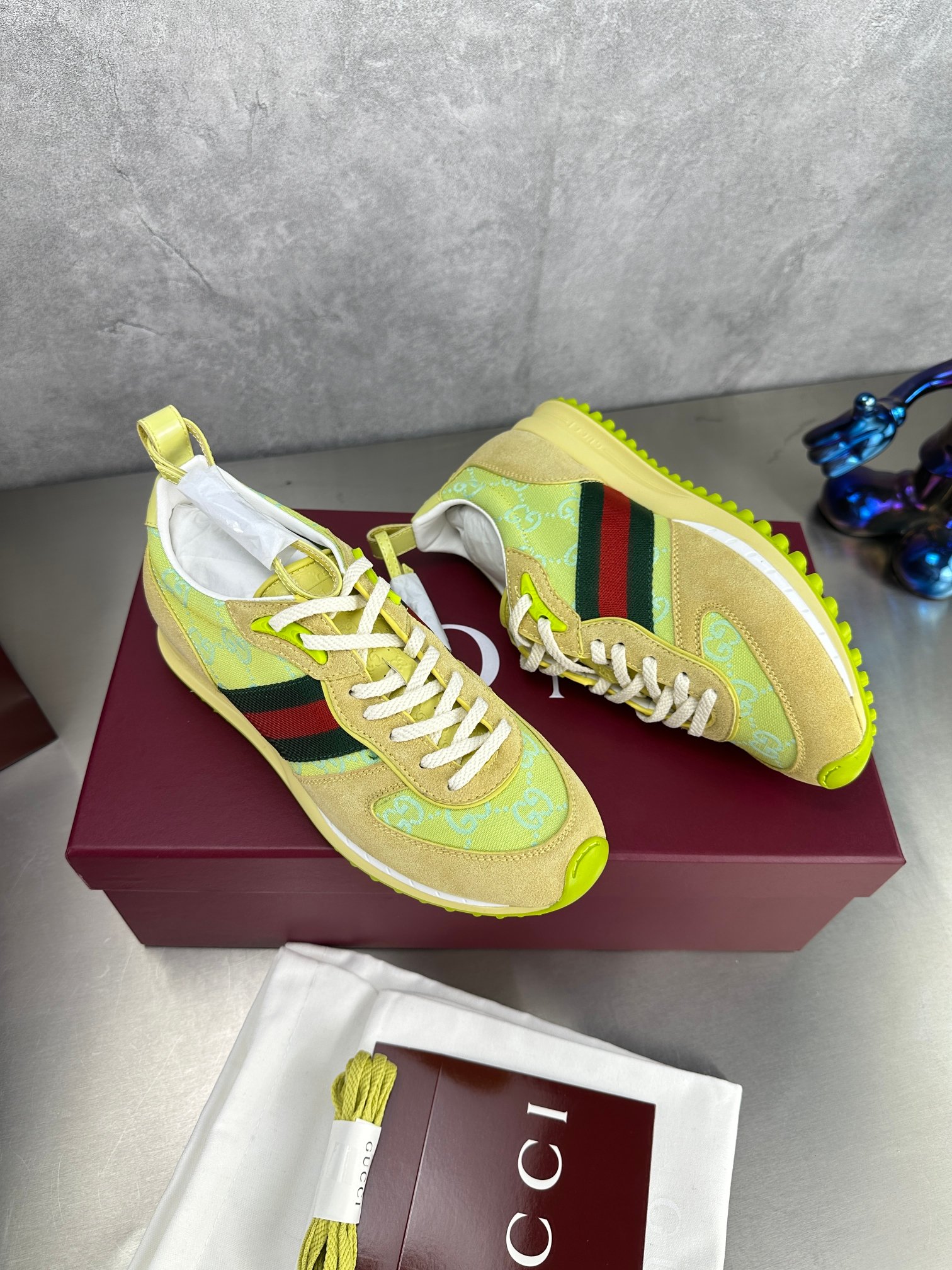 Gucci Male Sneakers Breathable M-s