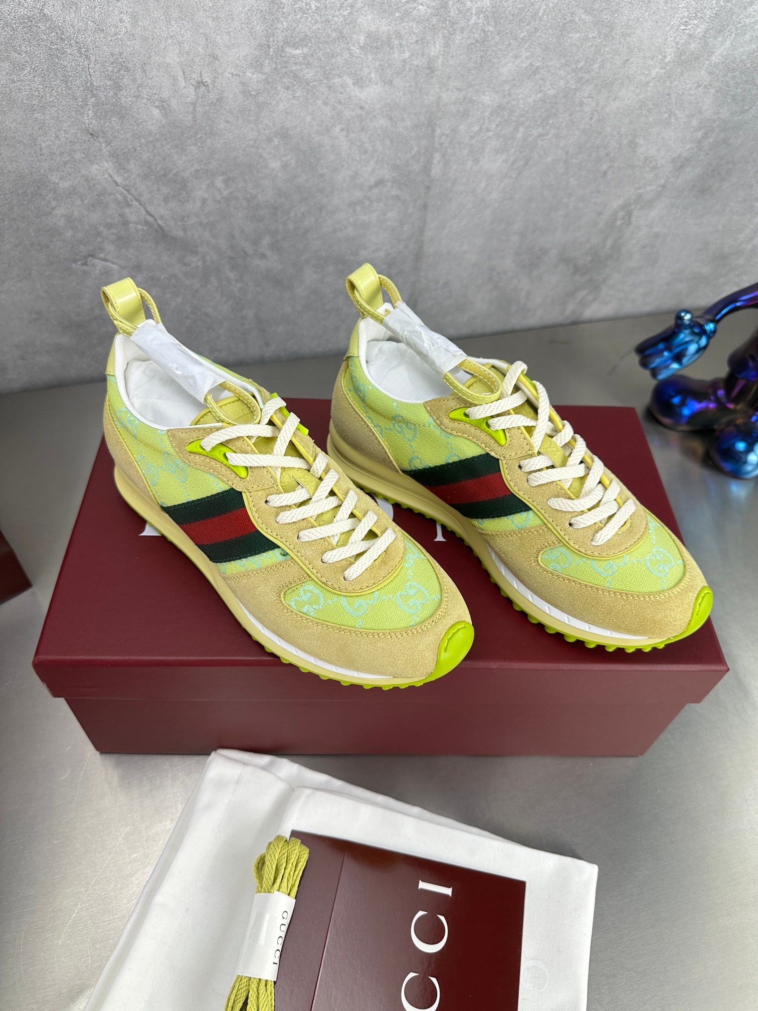 Gucci Male Sneakers Breathable M-s