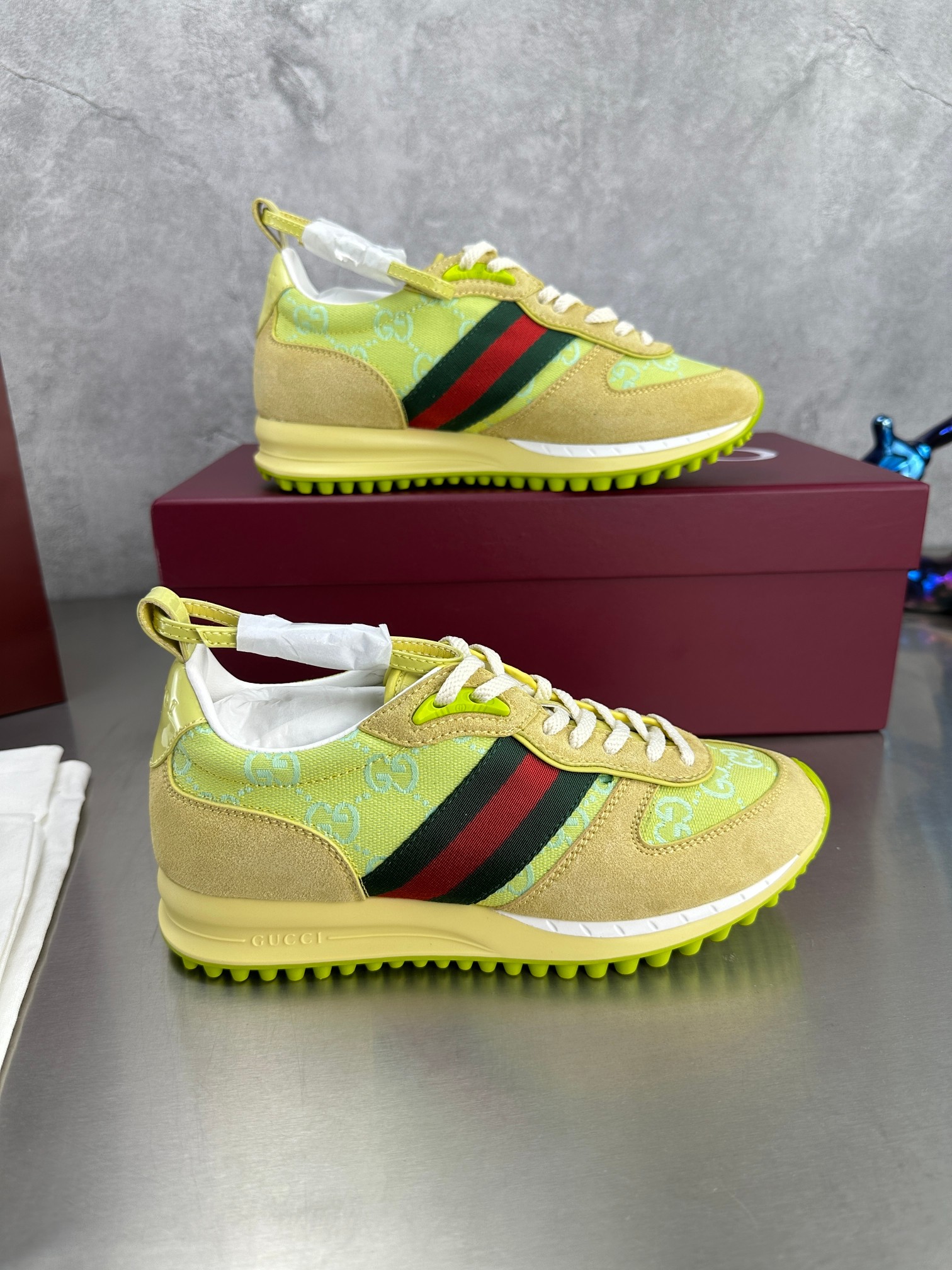 Gucci Male Sneakers Breathable M-s
