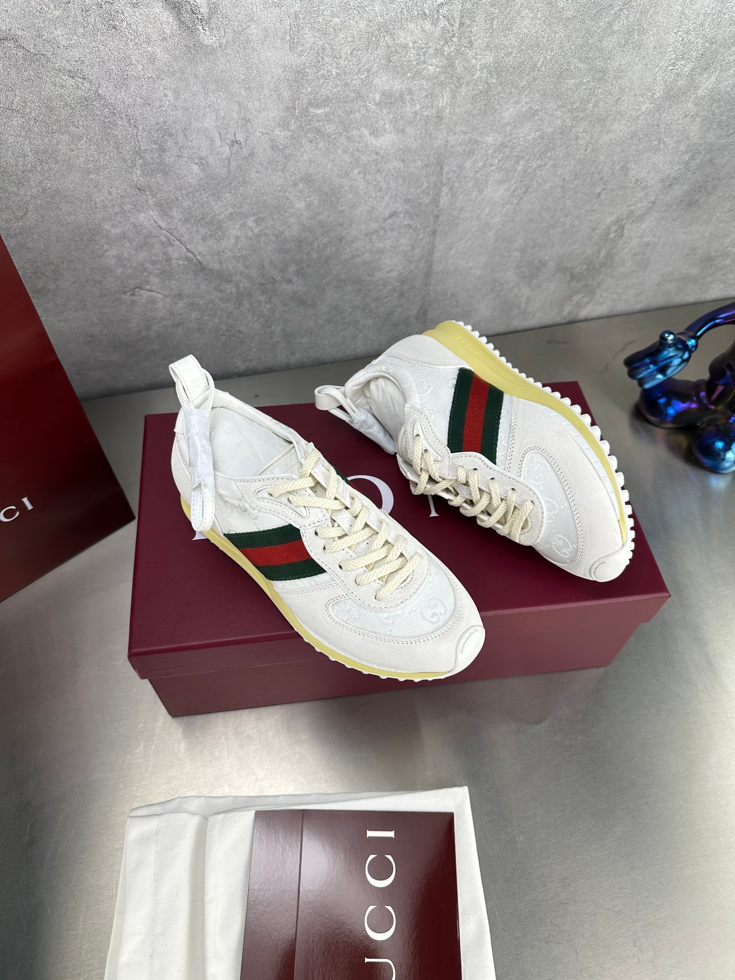 Gucci Male Sneakers Breathable M-s